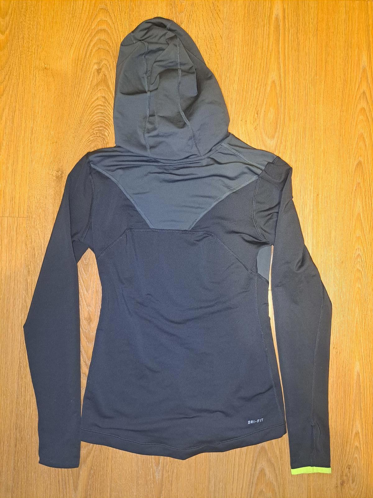 Nike Nike Activewear Dri Fit Sweater Mens Small Black Hoodie Size ONE SIZE - 8 Thumbnail