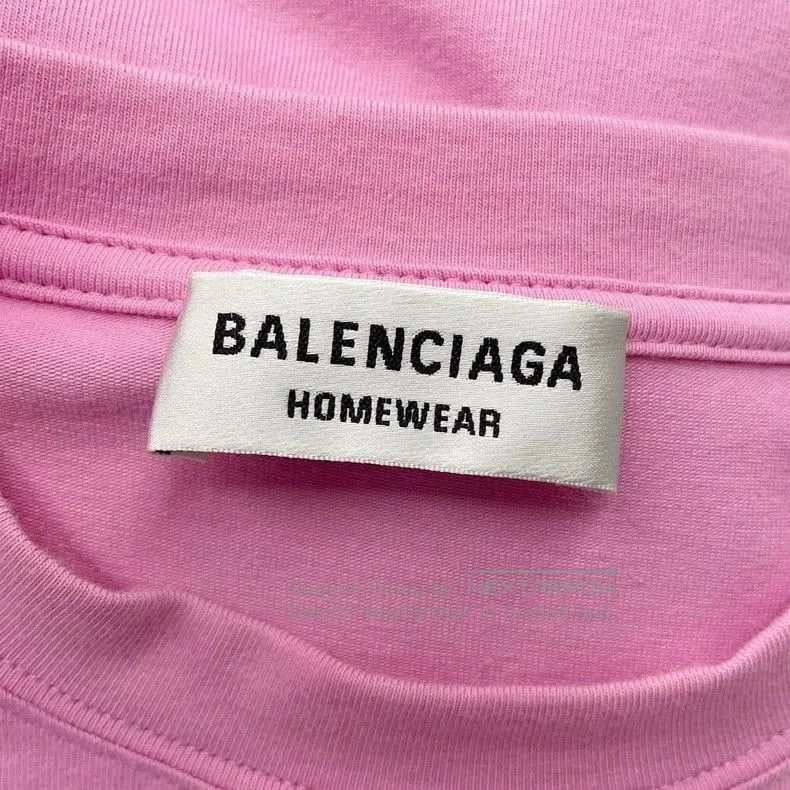 Balenciaga Balenciaga Pink Embroidered Short Sleeve. Size US L / EU 52-54 / 3 - 5 Thumbnail
