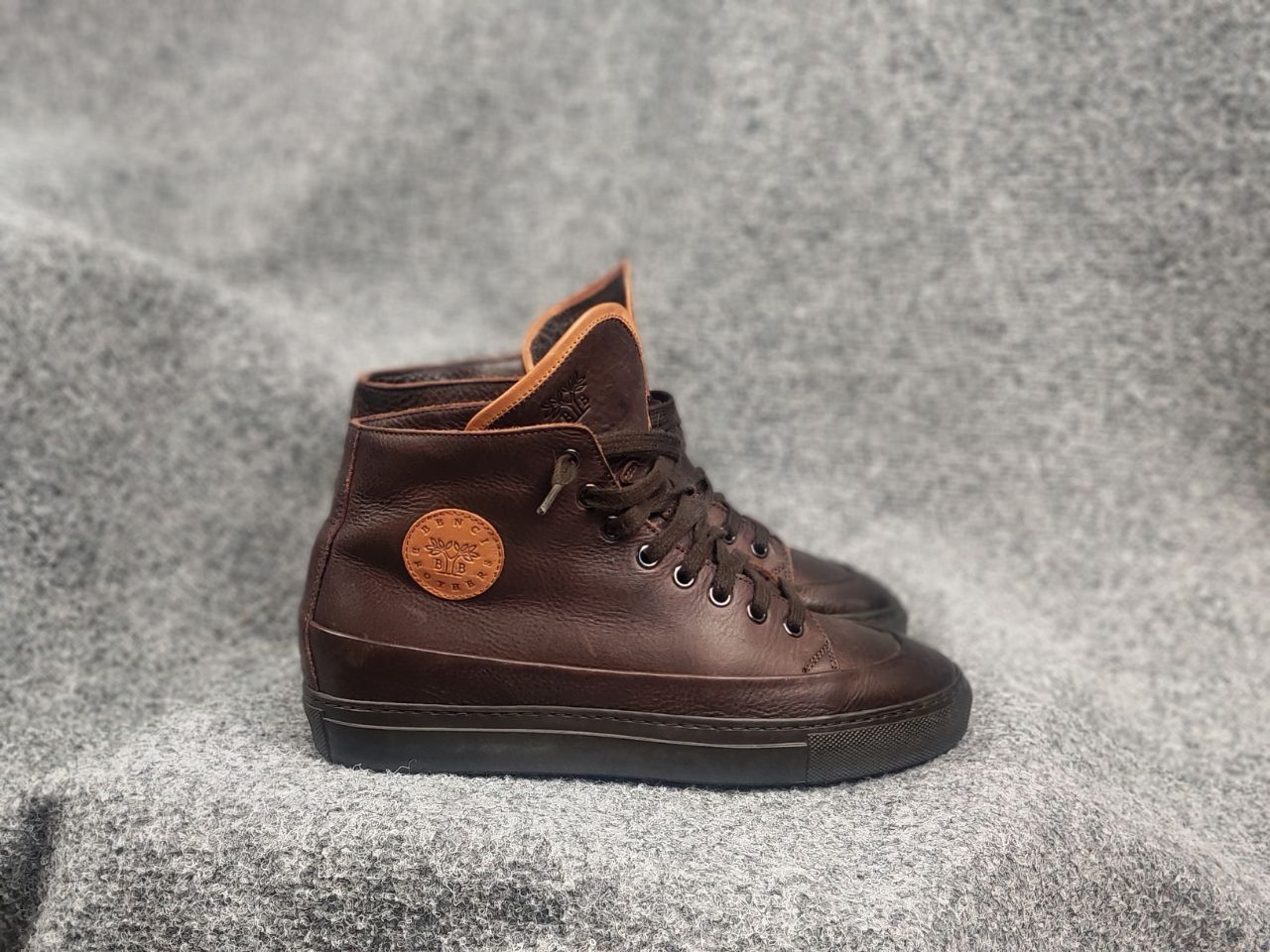 Other Benci Brothers scrambler Fur brown leather boots Sneakers Size US 8 / IT 38 - 5 Thumbnail