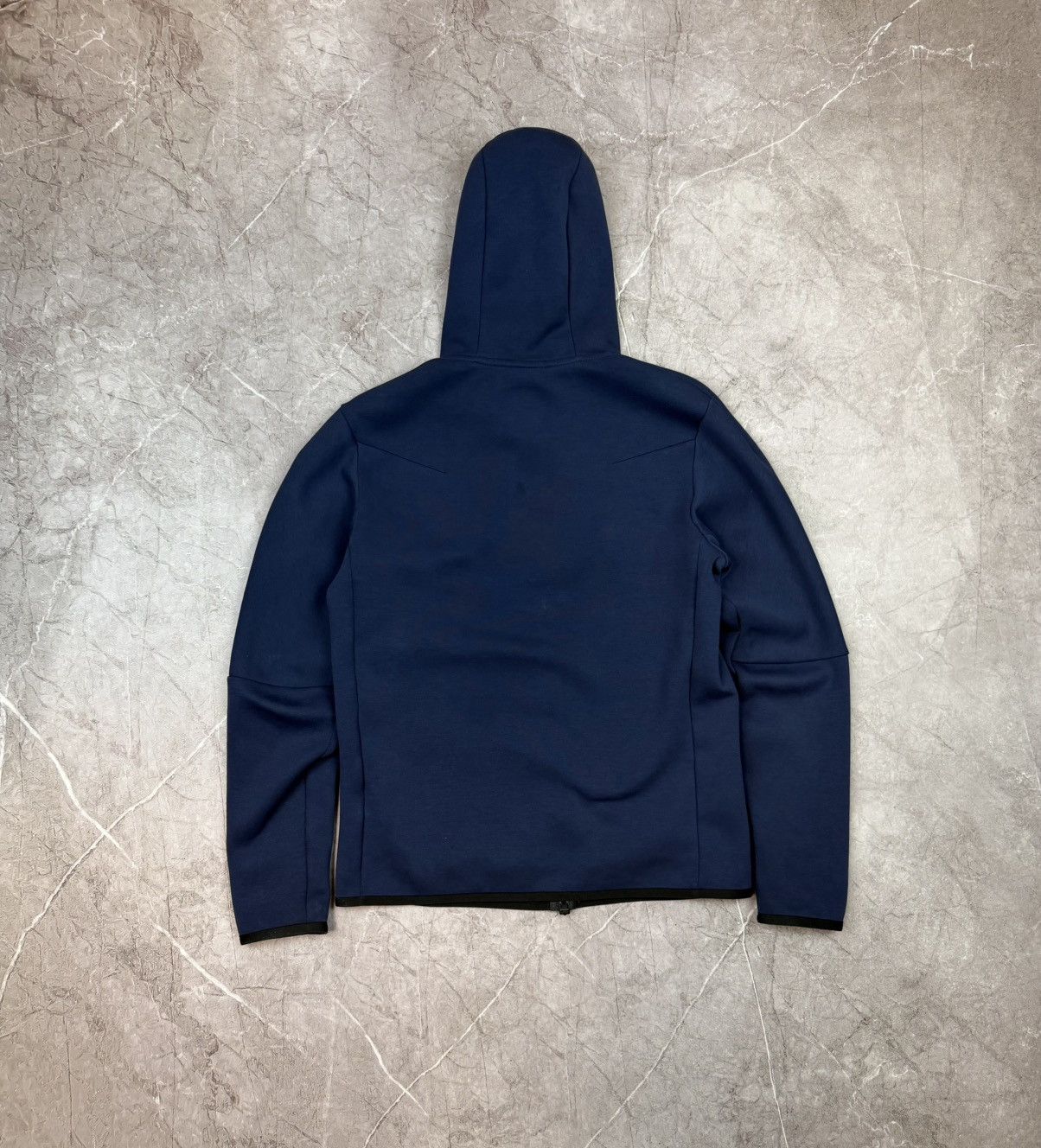 Nike Nike tech Fleece navy blue OG model zip-up hoodie Drill Size US S / EU 44-46 / 1 - 3 Thumbnail