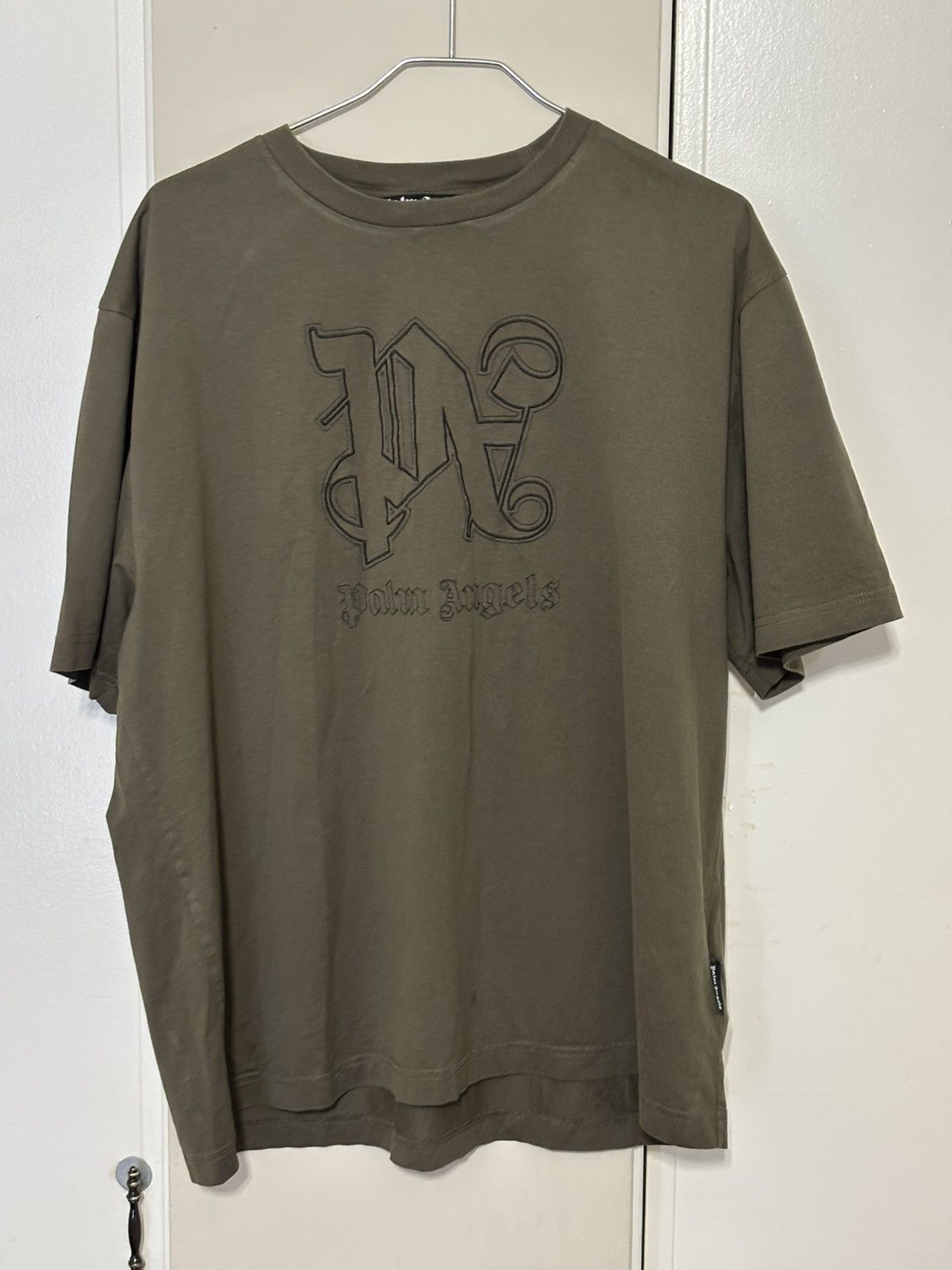 Palm Angels Logo TEE Size US XL / EU 56 / 4 - 1 Thumbnail