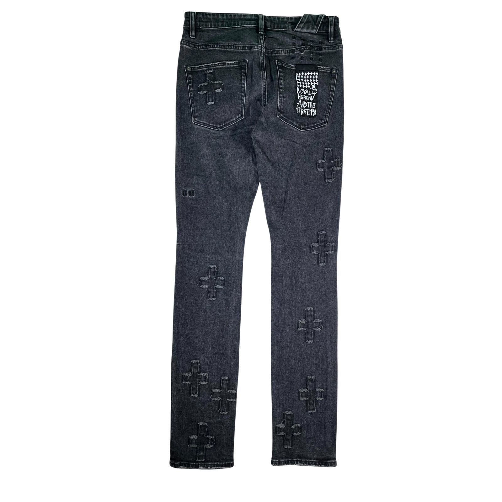 Ksubi Ksubi Jeans Cross Patch Black Wash Jeans Size US 29 - 2 Thumbnail
