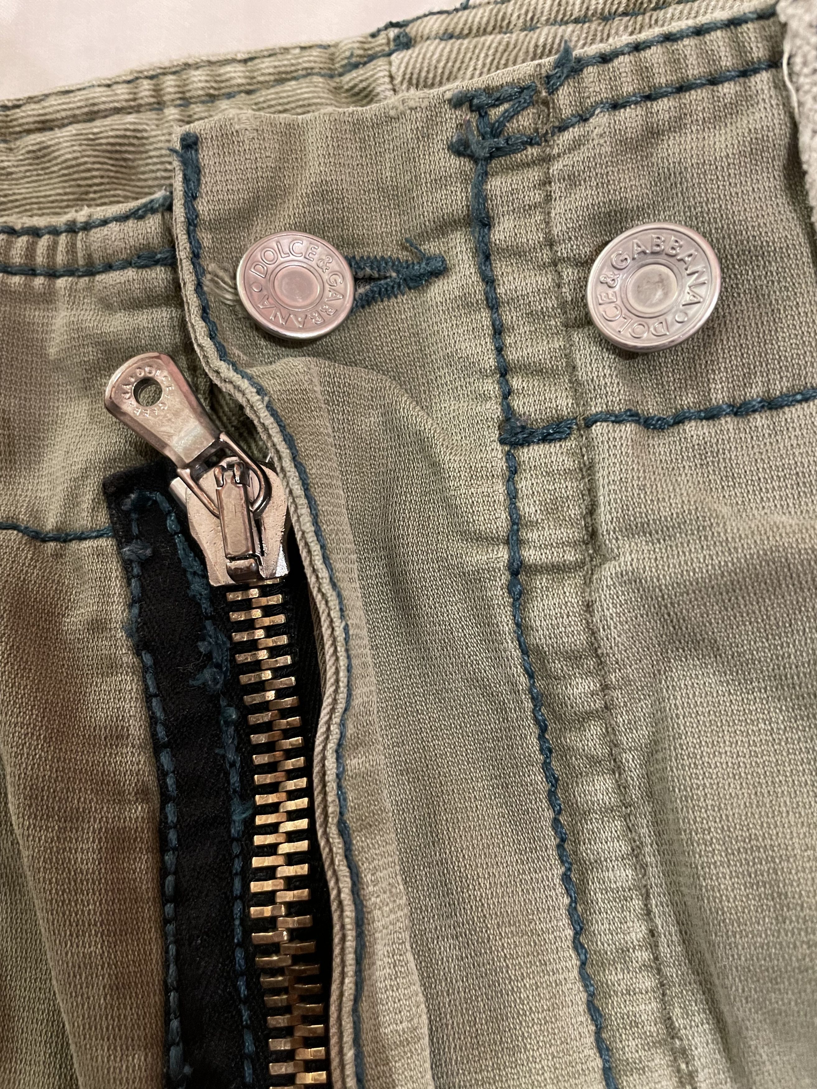 Dolce & Gabbana AW2006 Dolche & Gabbana Cargo Zipper Pants Size US 32 / EU 48 - 4 Thumbnail