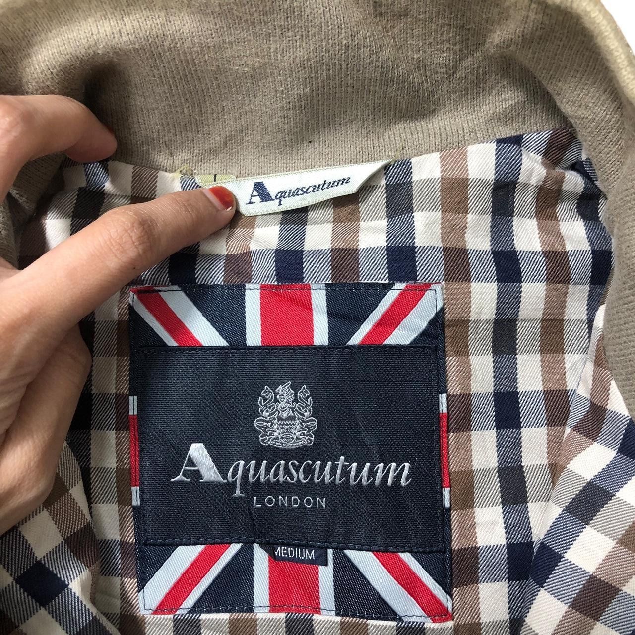 Aquascutum Vintage AQUASCUTUM LONDON Monogram Aqua 5 Jacket Windbreaker Size US M / EU 48-50 / 2 - 5 Thumbnail