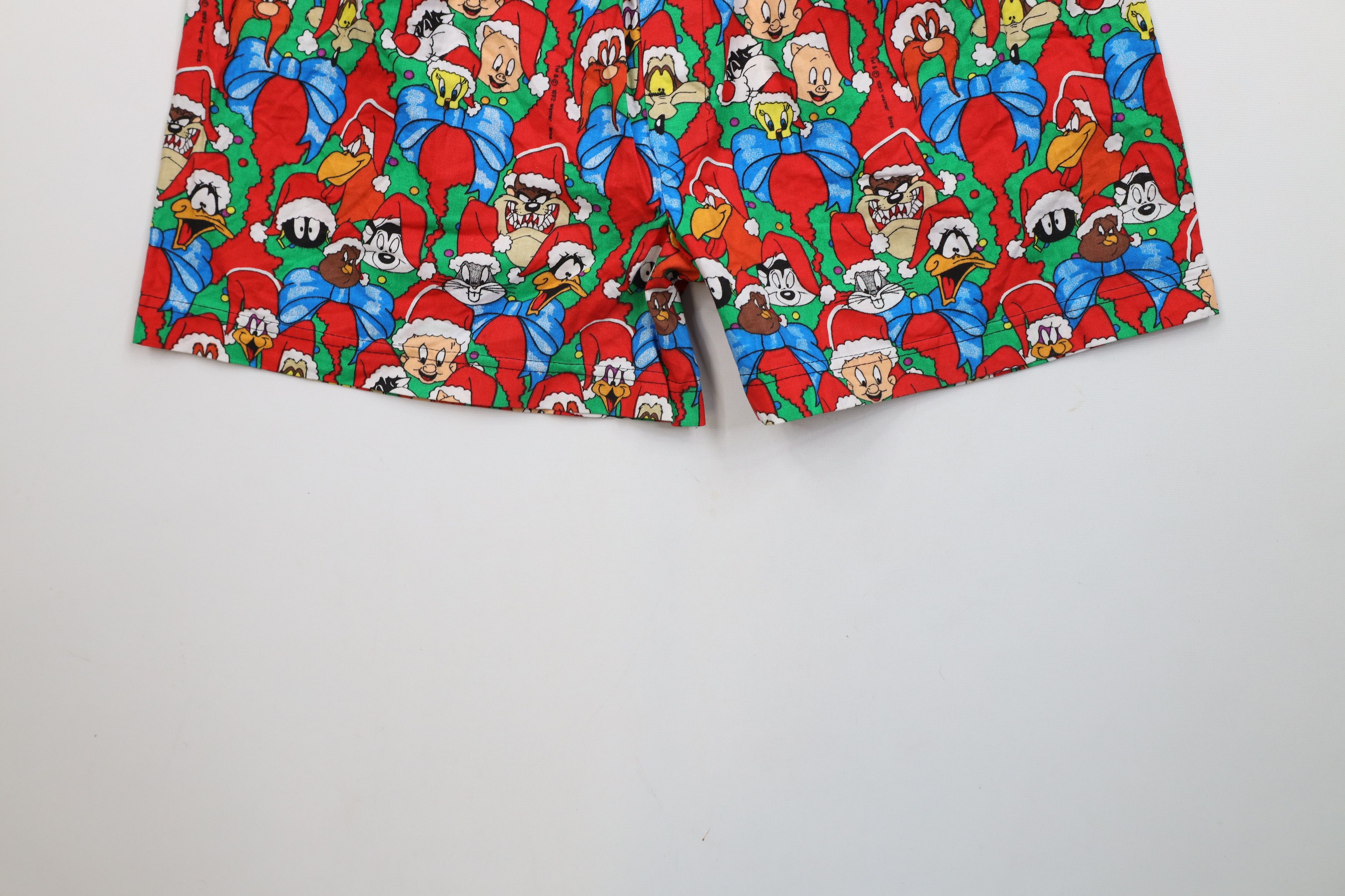 Vintage NOS Vintage 90s Looney Tunes Over Print Boxers Shorts USA Size US 36 / EU 52 - 4 Thumbnail