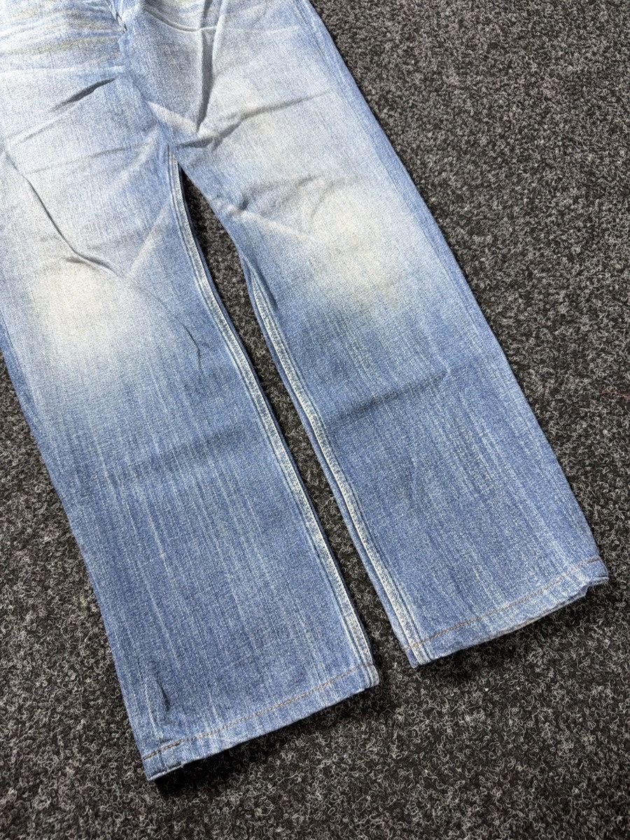 Diesel 00s Diesel Vntg Dirty Distressed Opium Punk Rock Y2K Jeans Size US 28 / EU 44 - 4 Thumbnail
