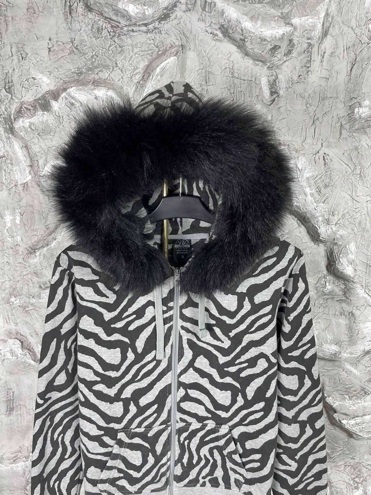 Hysteric Glamour × If Six Was Nine × Ne-Net Vintage Y2K Animal Pattern Fur Zip Hoodie Japanese Punk Vibe Size US M / EU 48-50 / 2 - 4 Thumbnail