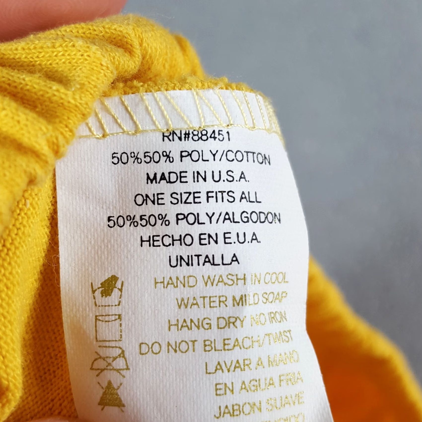 Vintage Vintage 80s Yellow Tapered Leg Gym Women’s Size M Workout Sweatpants Pants Track Size 32" / US 10 / IT 46 - 6 Thumbnail