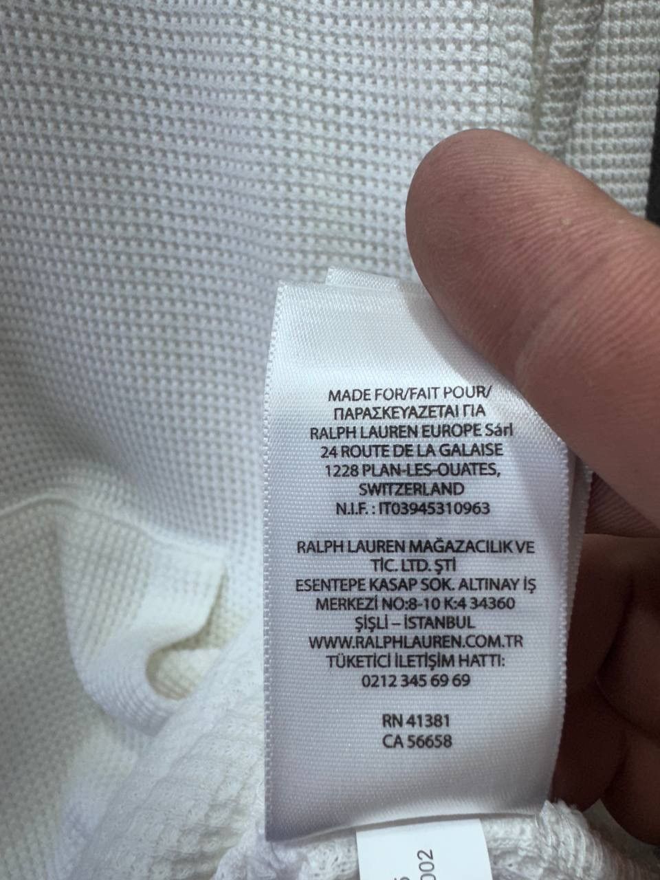 Polo Ralph Lauren Polo Ralph Lauren Waffle Knit Cotton Men’s Hoodie Size M Size US M / EU 48-50 / 2 - 14 Thumbnail