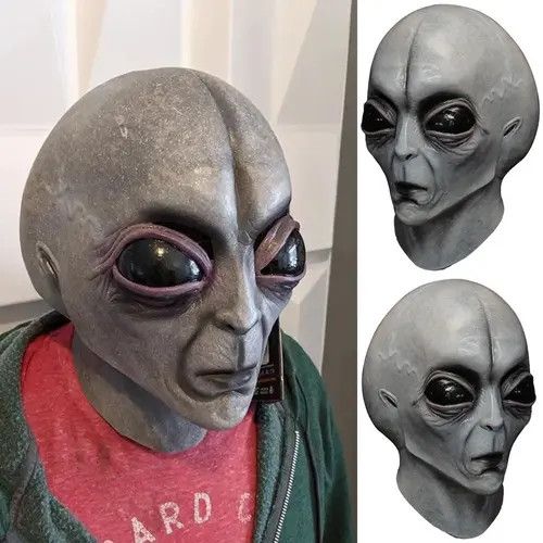 Designer Alien Mask Halloween Size ONE SIZE - 1 Thumbnail