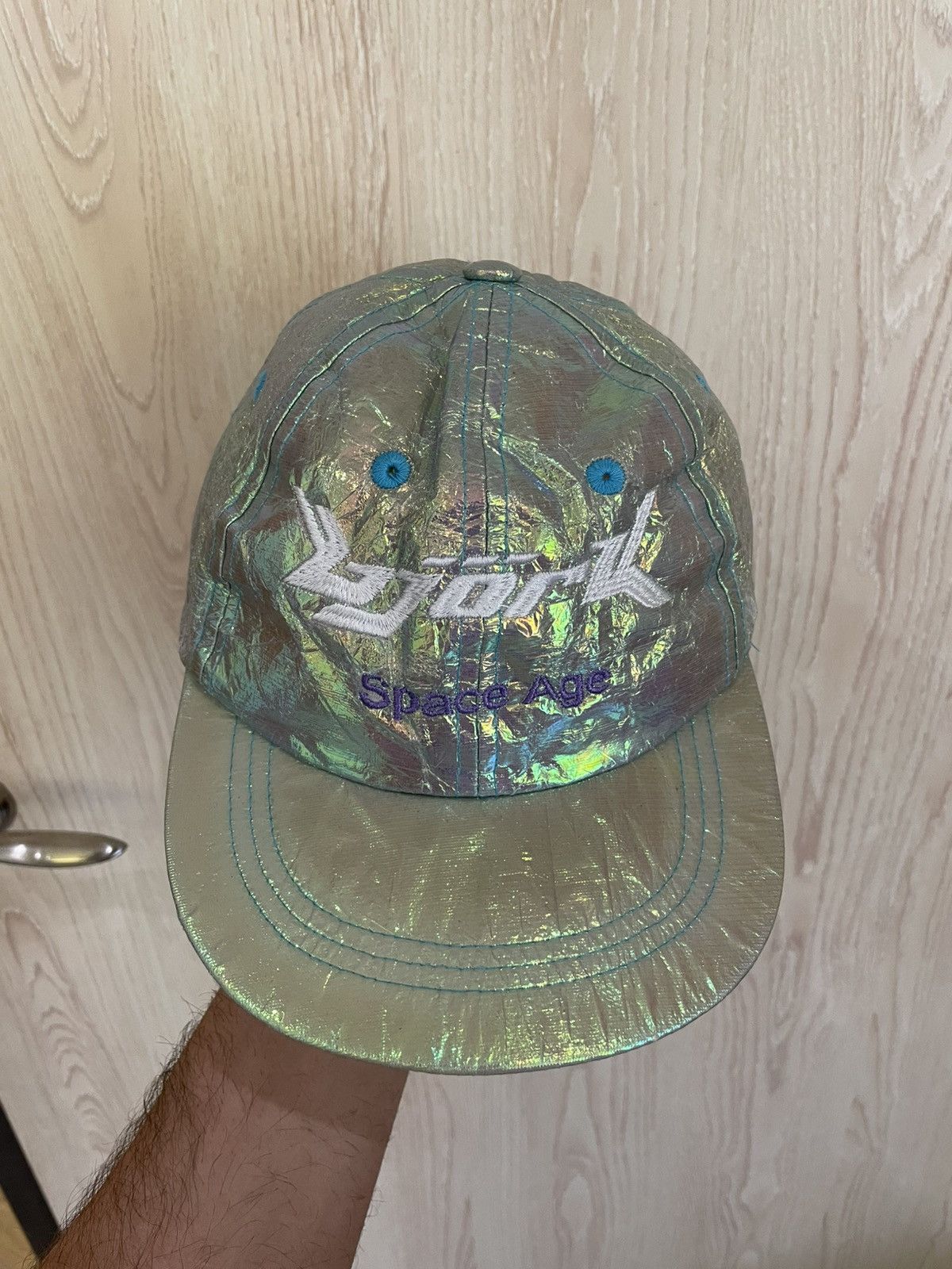 Hook-Ups VERY RARE Bjork Space Age Chameleon vintage cap hat Size ONE SIZE - 7 Thumbnail