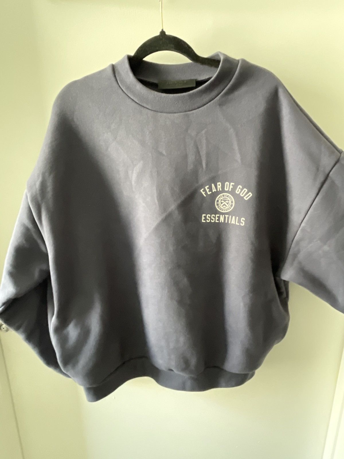 Essentials × Fear of God Fear of God Essentials Marine Fleece Crew Neck Sweatshirt Size US S / EU 44-46 / 1 - 2 Thumbnail