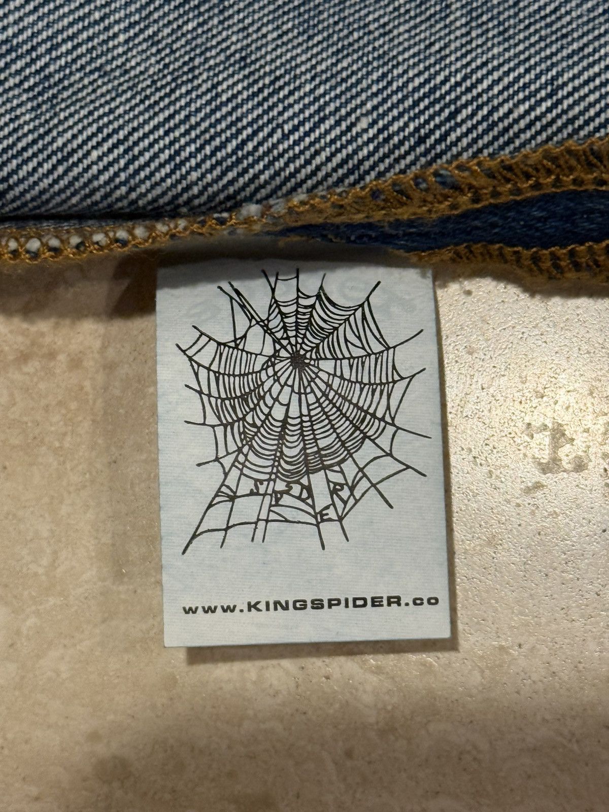 Sp5der Sp5der Beluga Wash Denim 'Light Indigo Wash' Size US 30 / EU 46 - 8 Thumbnail