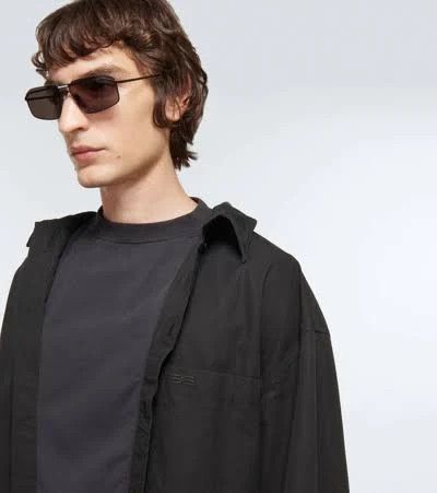 Balenciaga o1mt1gz1024 BB Icon Trompe L'Œil Shirt in Black Size US S / EU 44-46 / 1 - 3 Thumbnail