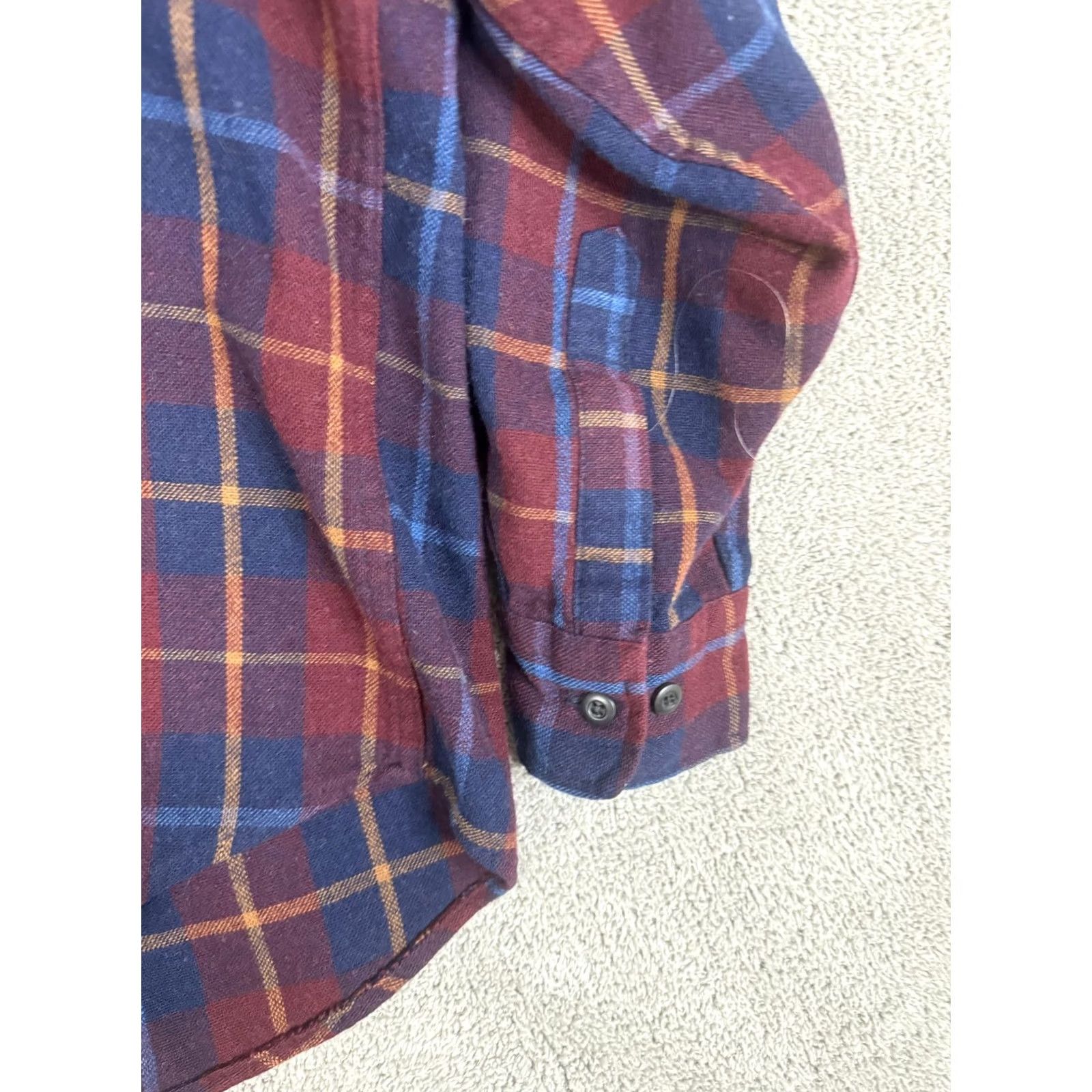 Vintage VINTAGE Fieldmaster Jacket Mens XL Red Blue Plaid Flannel Wool Blend Lined 90s Size US XL / EU 56 / 4 - 3 Thumbnail