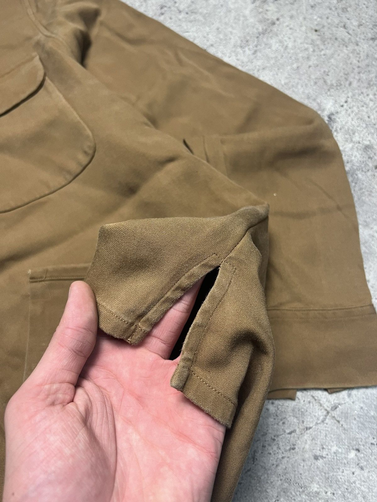 Sandro Sandro Stefano Shirt Camel Size US S / EU 44-46 / 1 - 9 Thumbnail