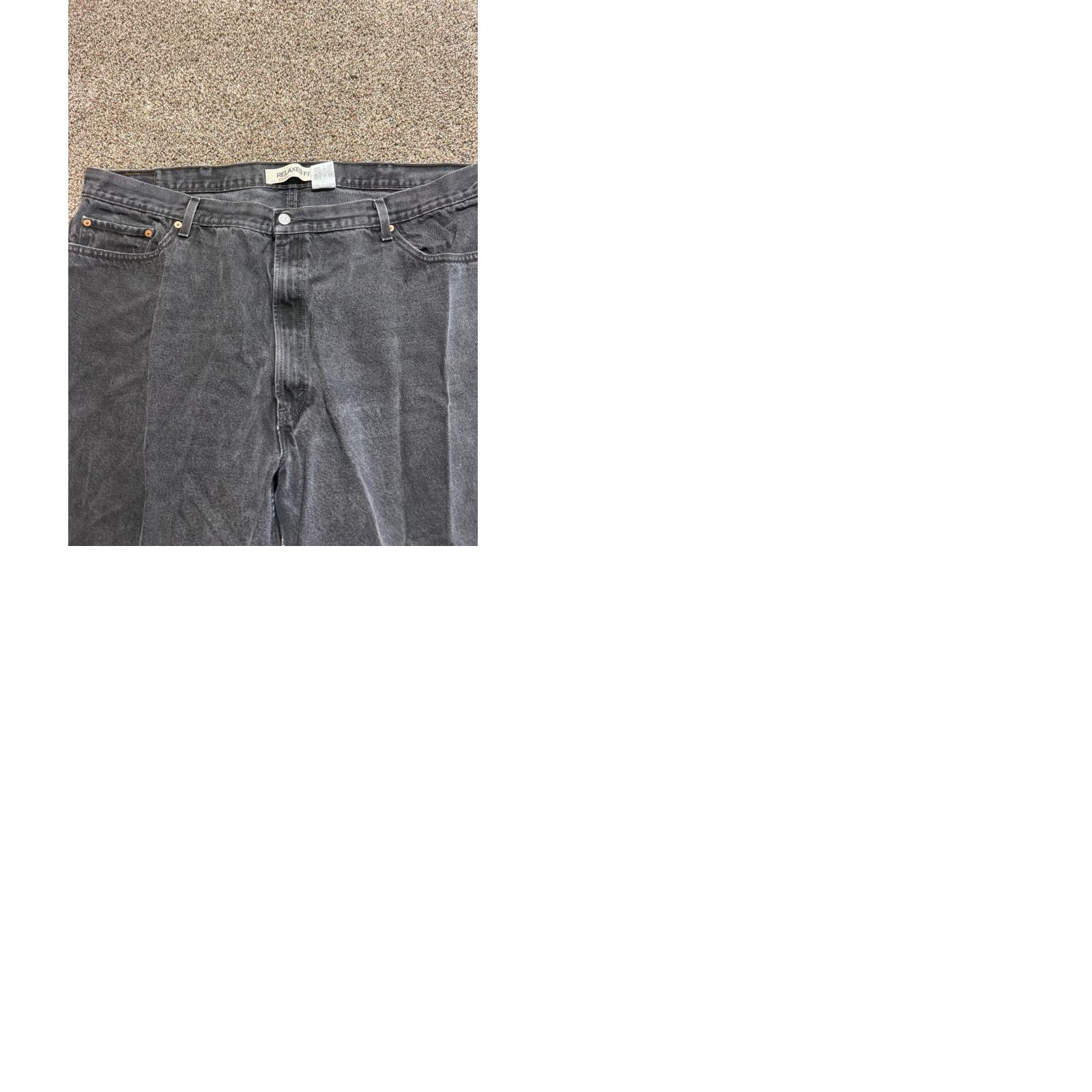 Levi's VINTAGE Levi's 550 Jeans Men 48 Charcoal Black Denim Straight Relaxed 48X32 Jeans Mens 90s Style Levi's 500 Series Size US 32 / EU 48 - 11 Thumbnail