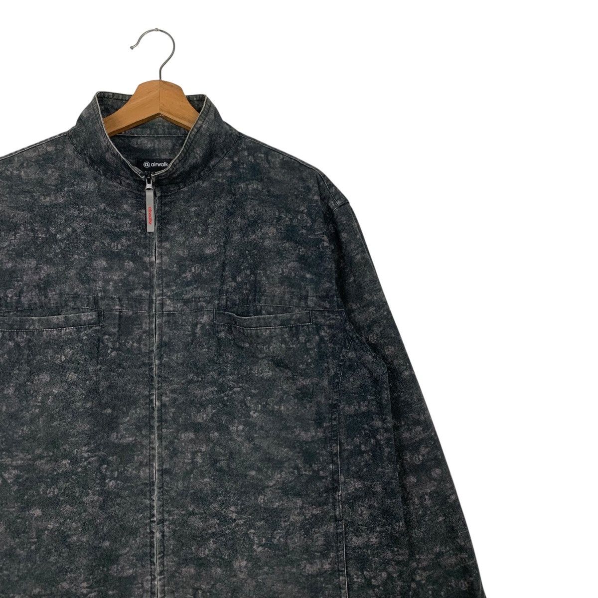 Airwalk AIRWALK Turtleneck 4 Pocket Acid Wash Jacket #2515-C114 Size US L / EU 52-54 / 3 - 6 Thumbnail