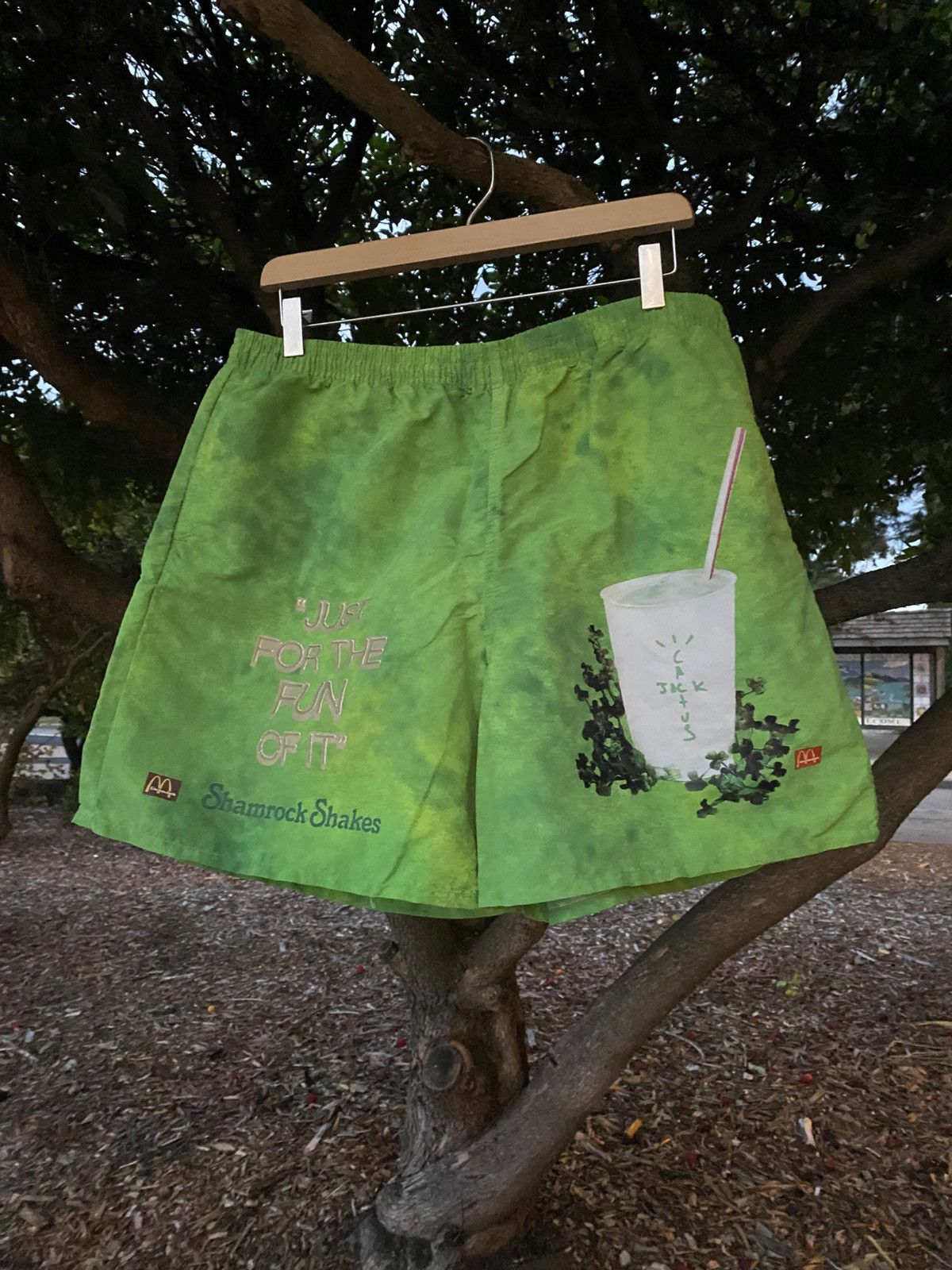 Other Cactus Jack x McDonalds Shamrock Shake Shorts Size US 42 / EU 58 - 1 Thumbnail