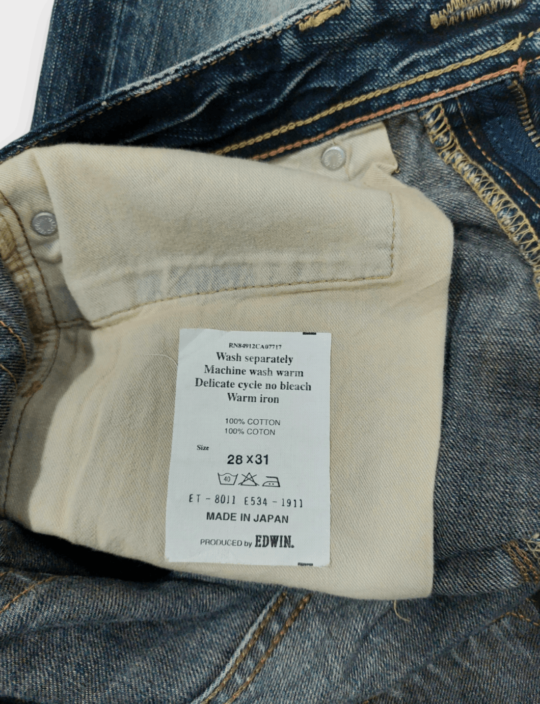 Edwin Vintage Edwin Japanese Flare Denim Size US 28 / EU 44 - 22 Thumbnail