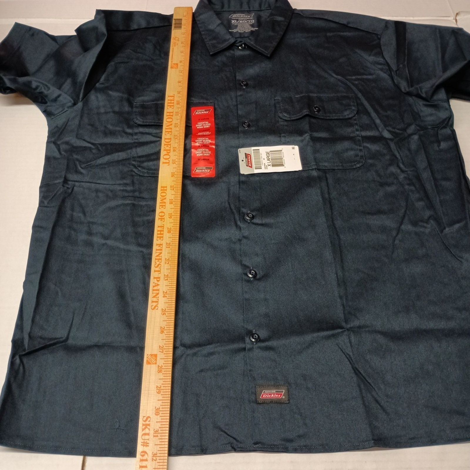 Dickies Dickies Essential Work Shirt Men's Size XL Blue Temp Control Size US XL / EU 56 / 4 - 5 Thumbnail
