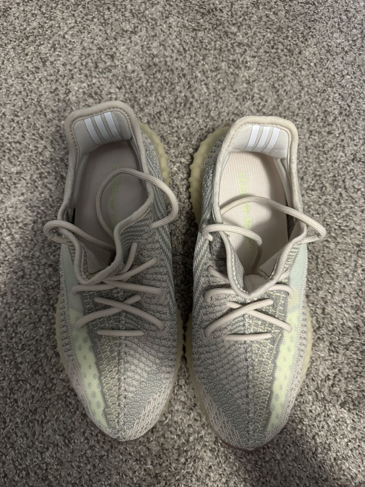 Yeezy Adidas Yeezy Boost 350 V2 “Citrin” Non Reflective Size US 9.5 / EU 42-43 - 6 Thumbnail