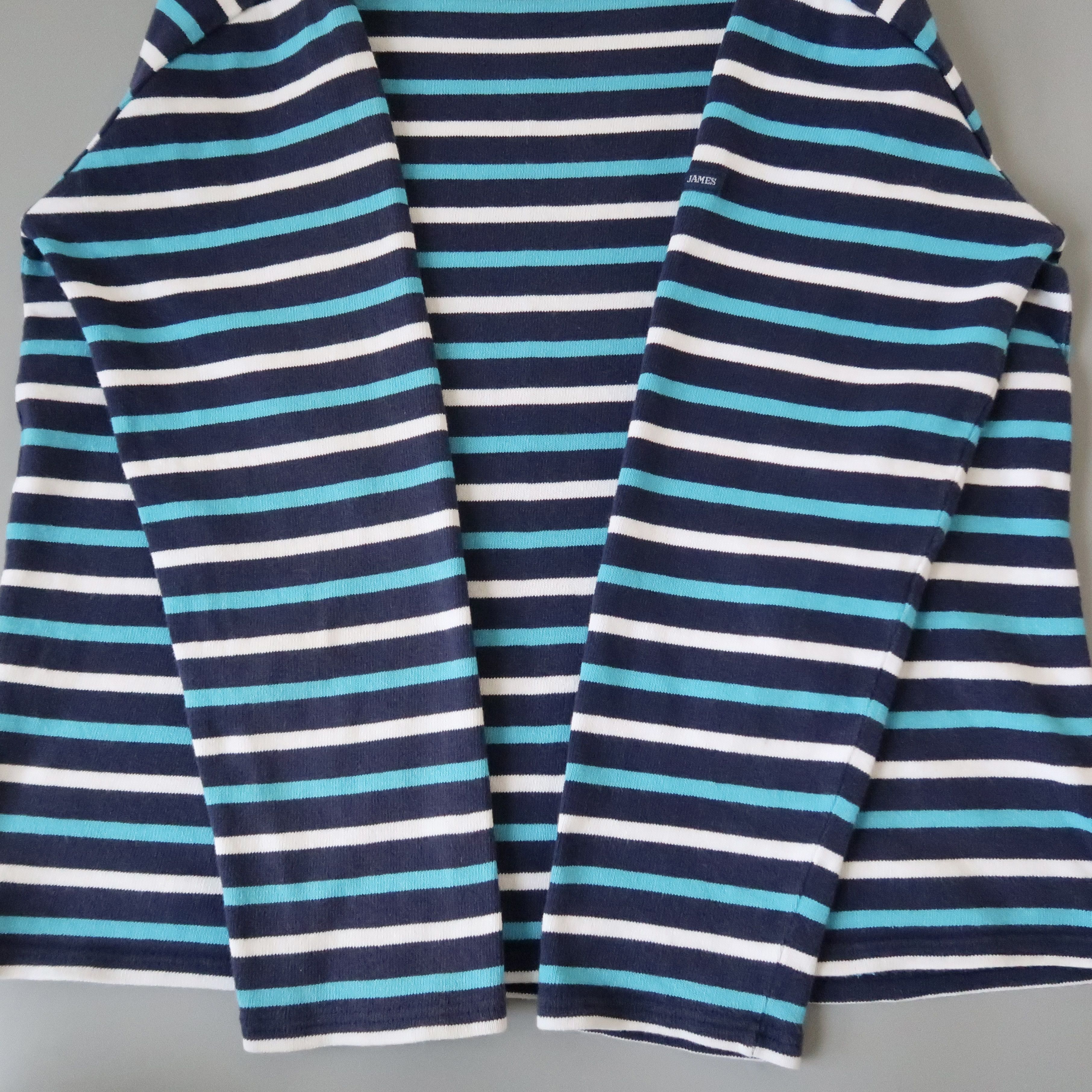 Saint James SAINT JAMES heavyweight cotton striped breton shirt, 3.5 Size US S / EU 44-46 / 1 - 8 Thumbnail