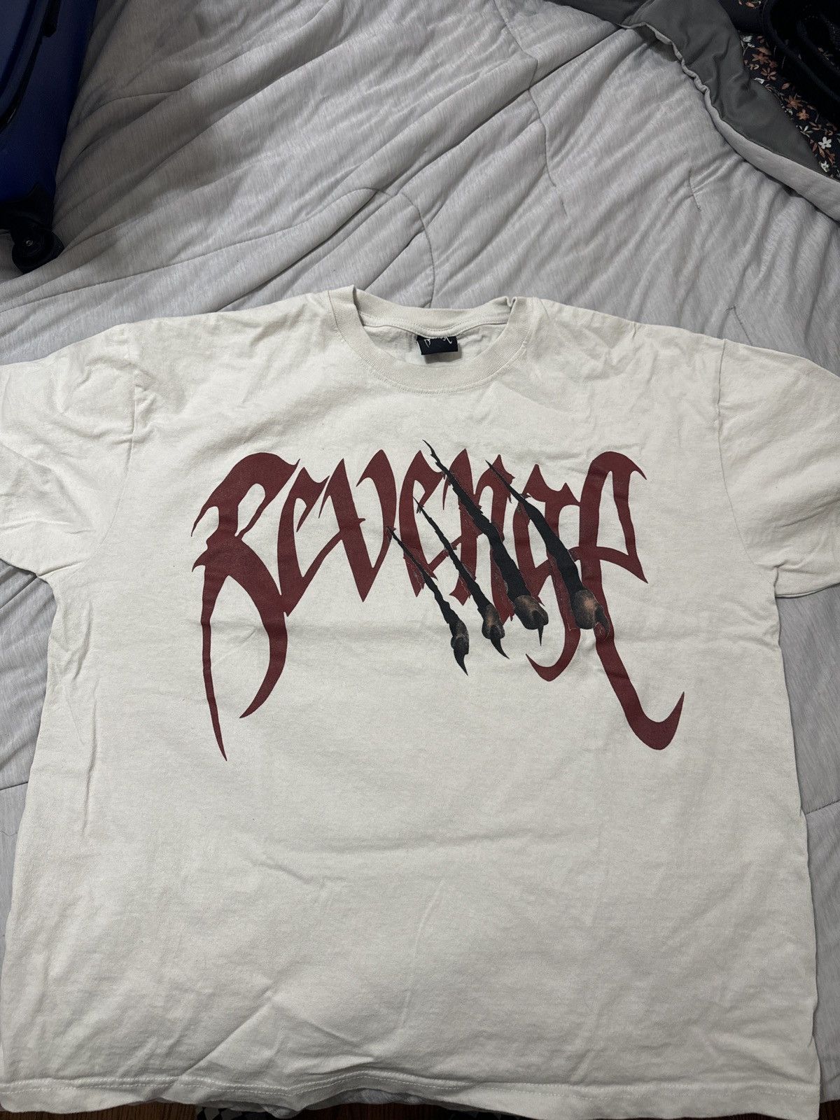 Revenge Revenge X City Morgue arch logo claw tee cement/red size XL Size US XL / EU 56 / 4 - 1 Thumbnail
