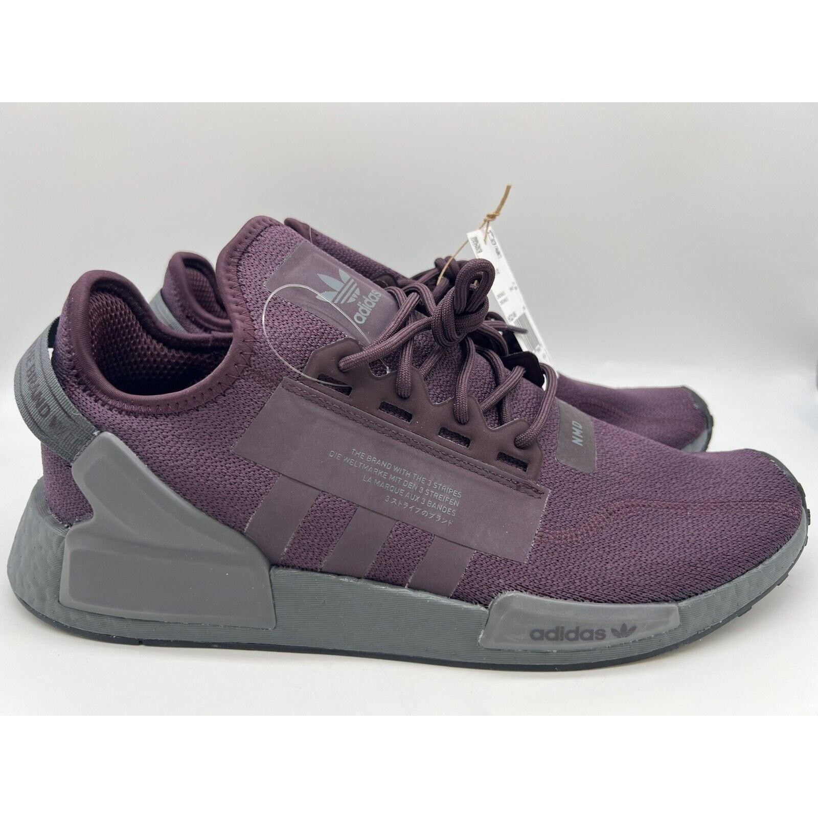 Adidas adidas NMD R1 V2 Originals Shadow Maroon Men's Shoes Size 12 Size US 12 / EU 45 - 12 Thumbnail