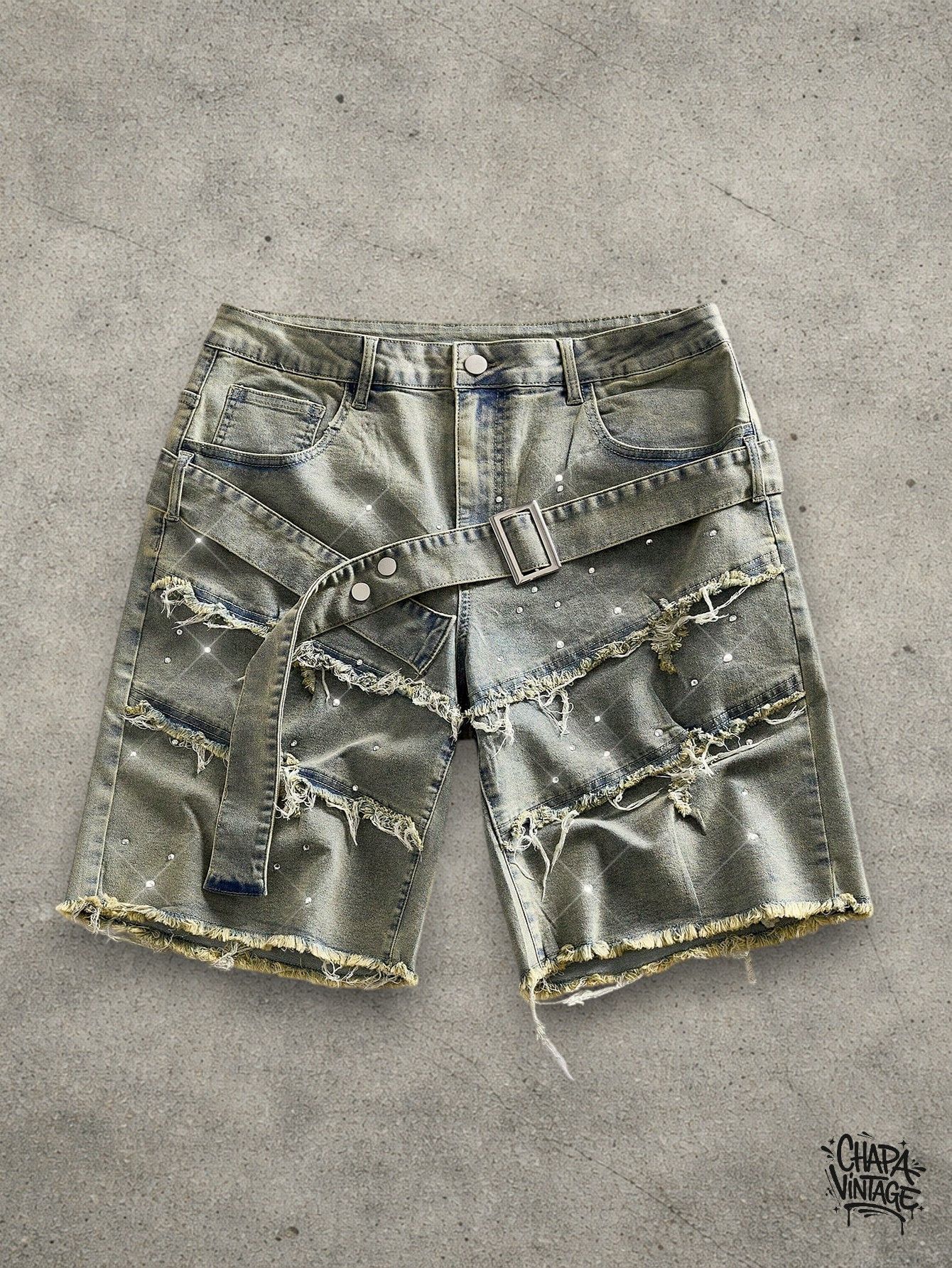 Vintage Opium washed shorts Size US 32 / EU 48 - 1 Thumbnail