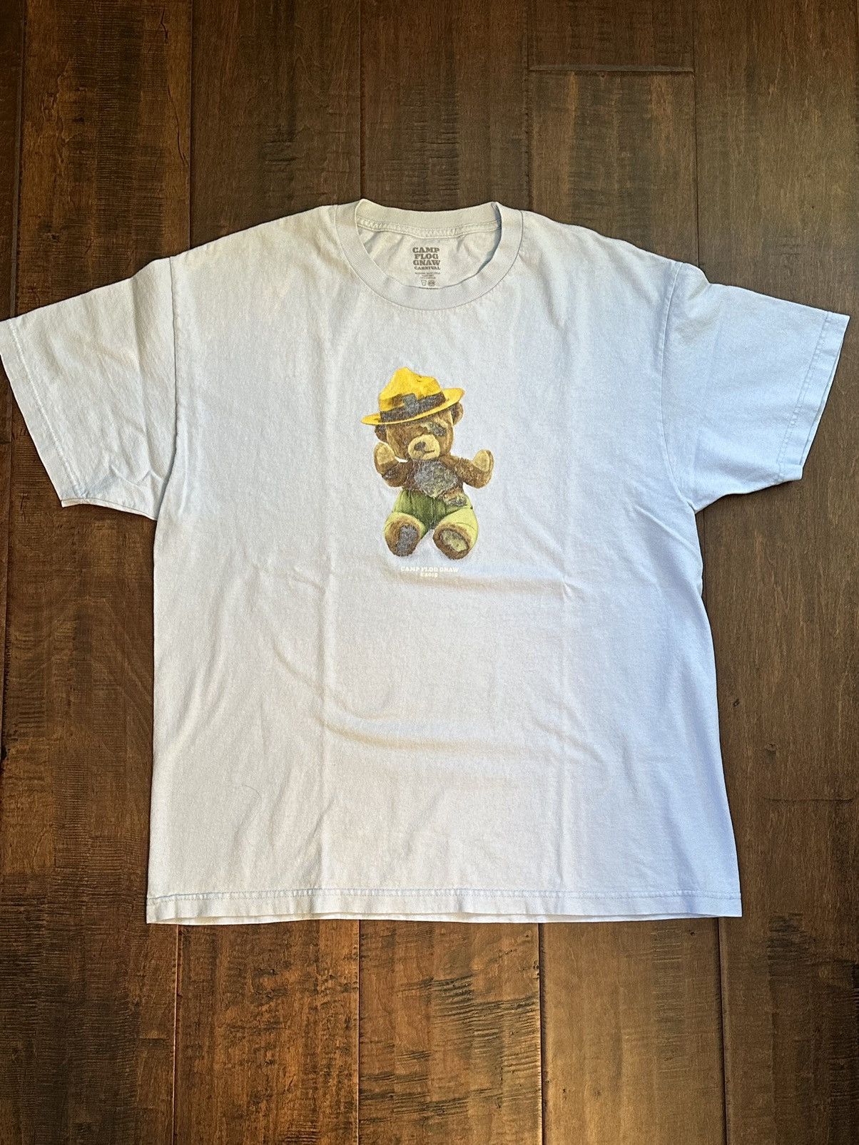 Golf Wang Golf Wang X Camp Flog Gnaw 2019 - Smokey the Bear T-shirt Size US XL / EU 56 / 4 - 1 Thumbnail