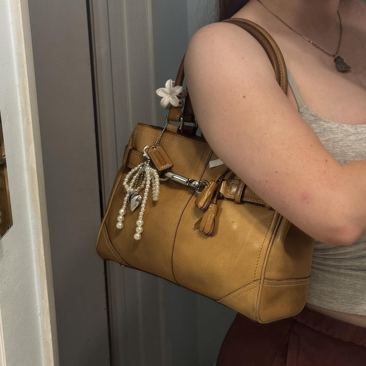 Coach Coach Tan Hampton Shoulder Bag Size ONE SIZE - 8 Thumbnail