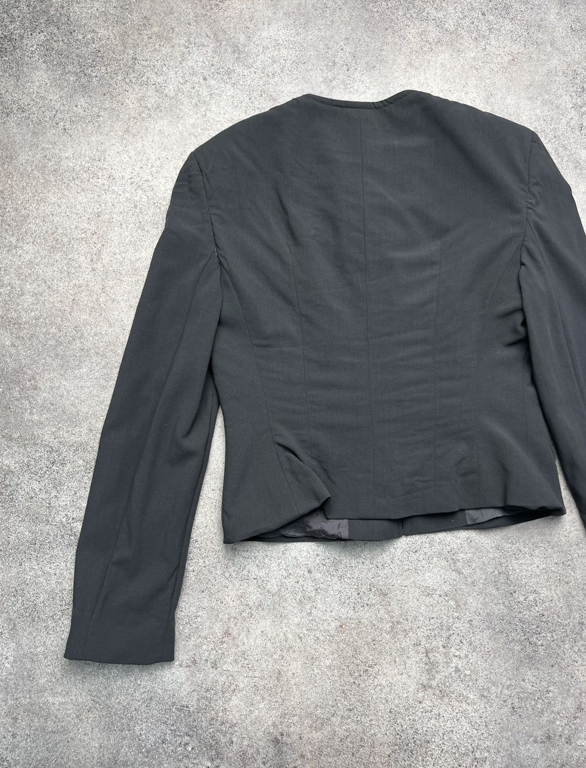 Giorgio Armani × Vintage Giorgio Armani 90s vintage cropped blazer jacket Size S / US 4 / IT 40 - 9 Thumbnail