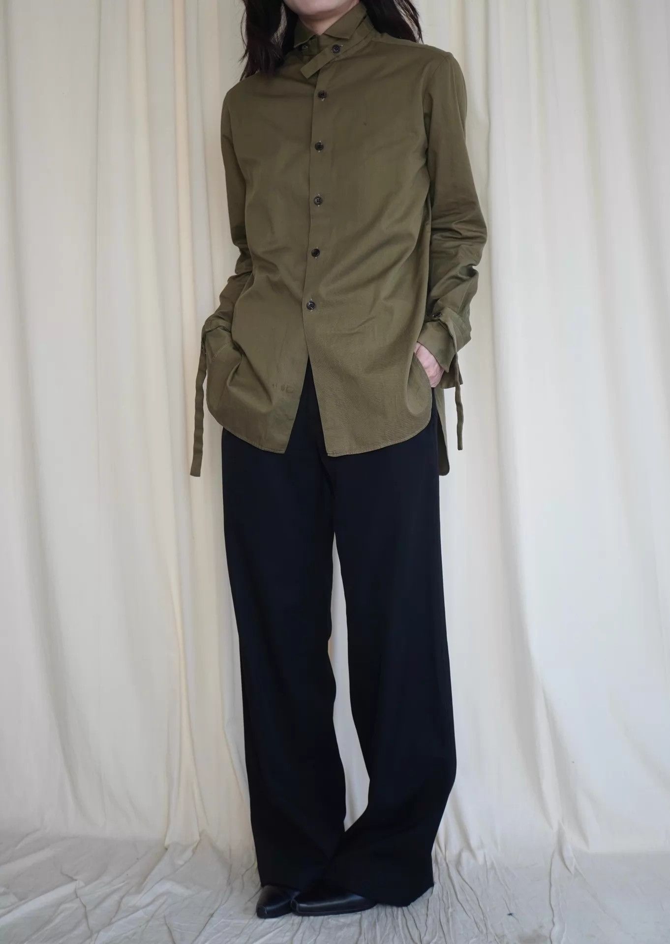 Yohji Yamamoto YOHJI YAMAMOTO Y's 2000s RARE MULTI-TIE COTTON SHIRT Size L / US 10 / IT 46 - 7 Thumbnail