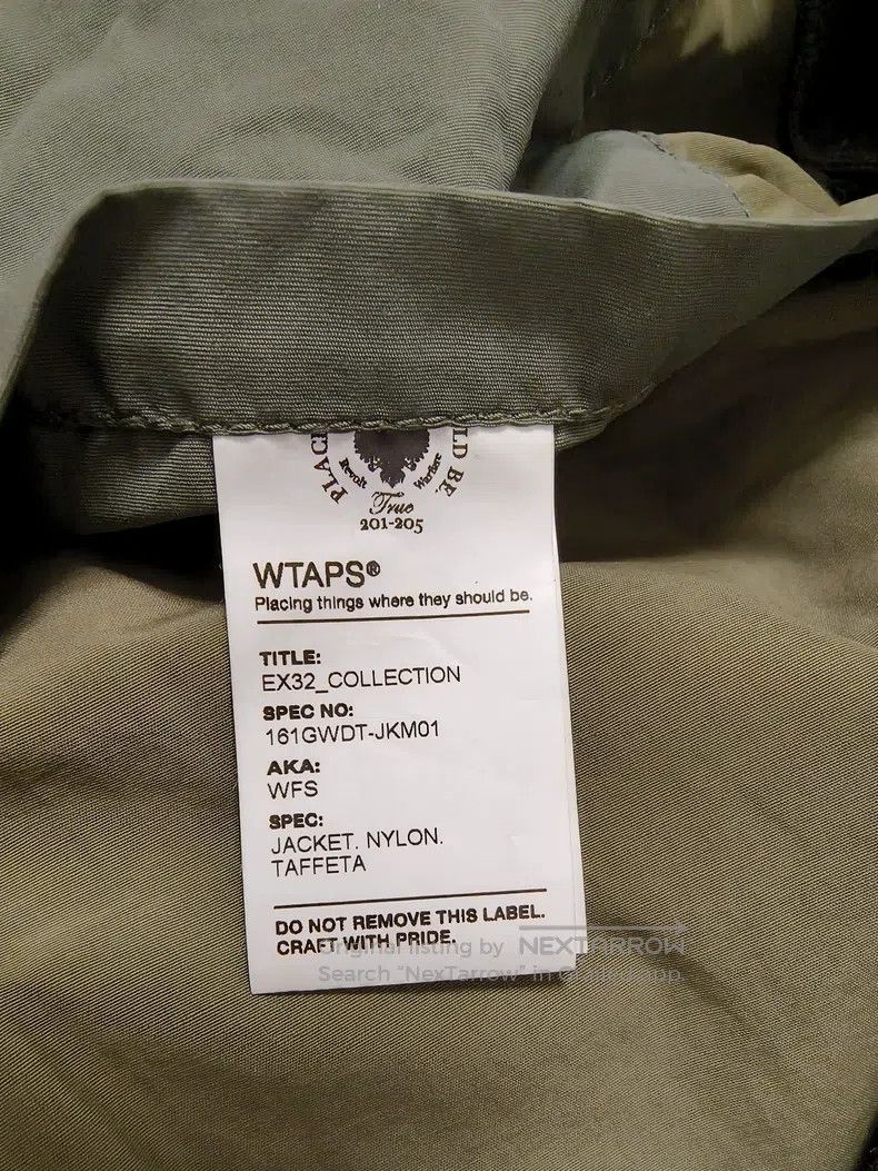 Wtaps Wtaps Military Green Flight Jacket Size US M / EU 48-50 / 2 - 8 Thumbnail