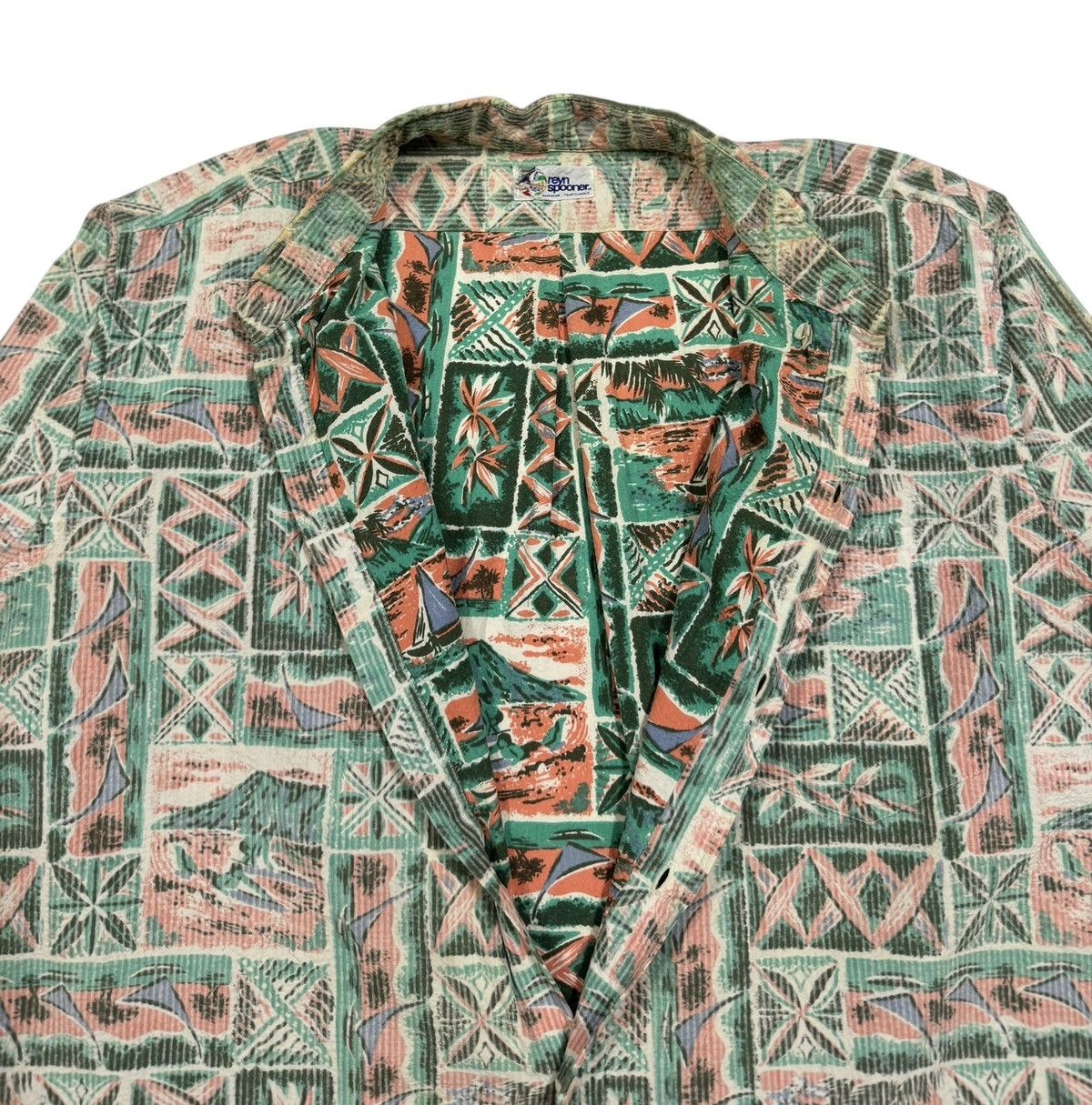 Reyn Spooner × Sun Surf × Vintage Vtg🔥Reyn Spooner Camp Collar Hawaii Shirt Size US L / EU 52-54 / 3 - 8 Thumbnail