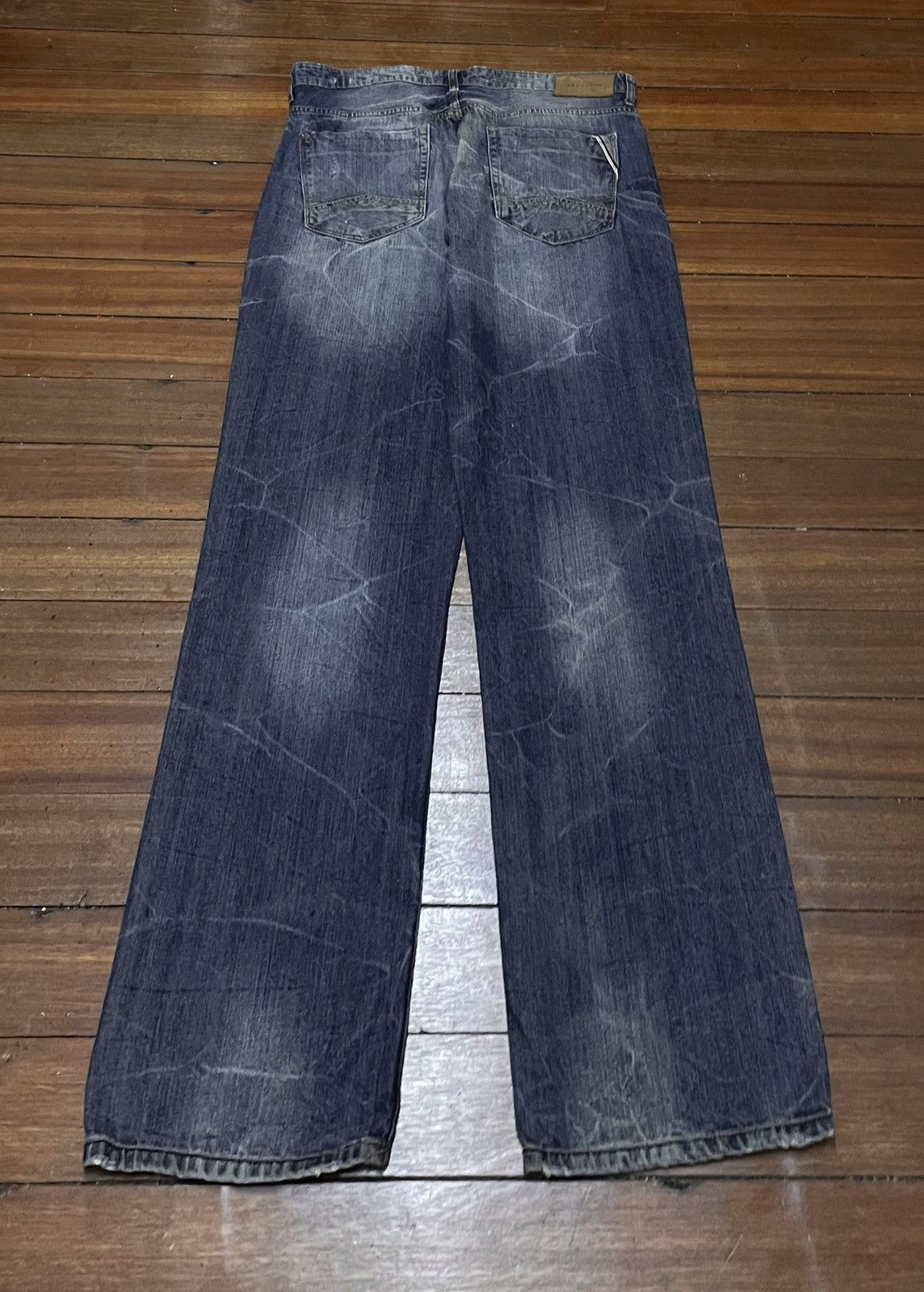 Sean John Rare Design Vintage Brand Sean John Baggy Ripped Jeans 2000s Size US 38 / EU 54 - 2 Thumbnail