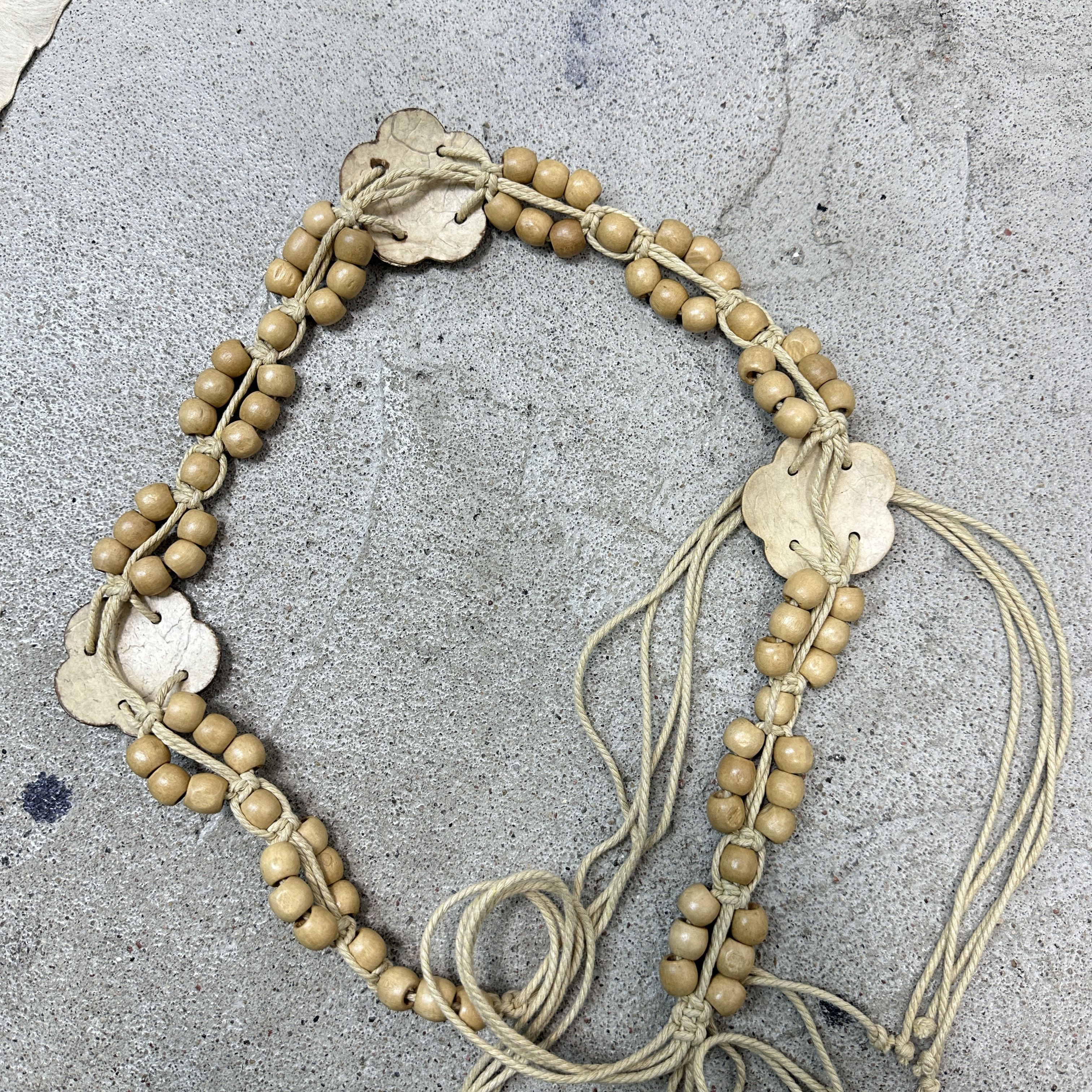 Vintage Vintage Wooden Braided Belt Y2K Size ONE SIZE - 4 Thumbnail