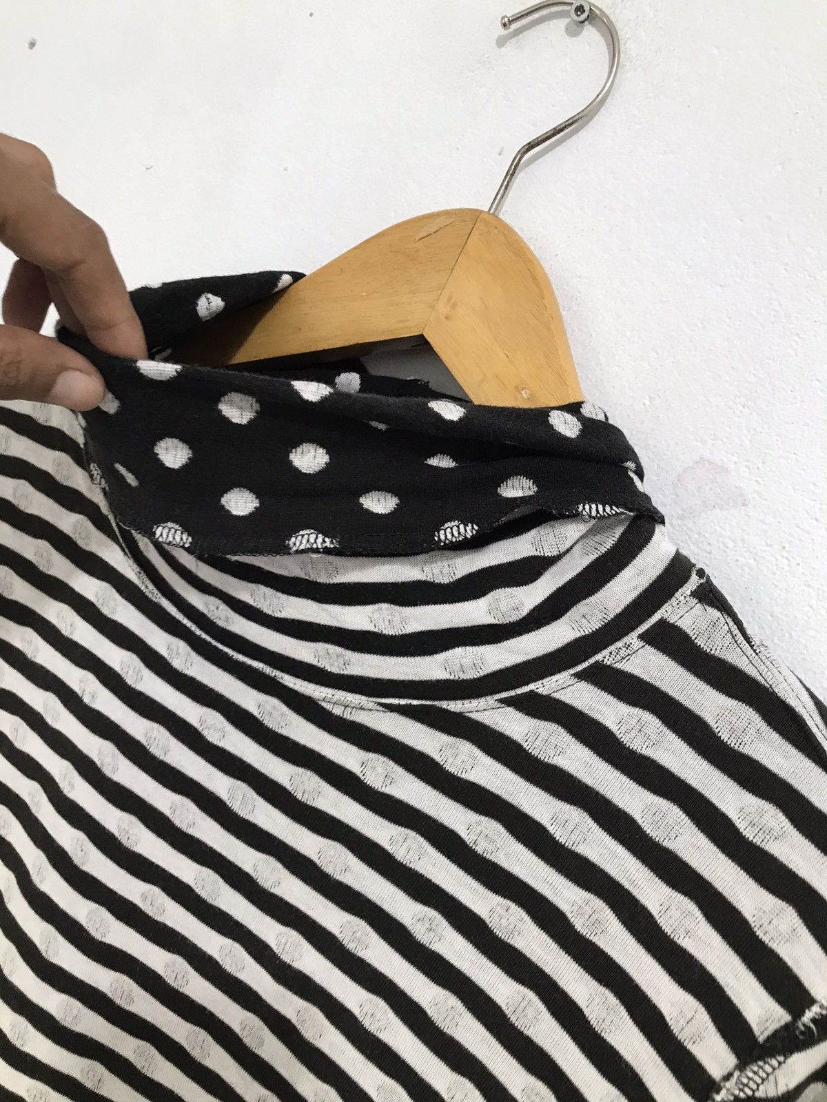 Yohji Yamamoto Undefined Reversible Striped Long sleeve polkadot Size US L / EU 52-54 / 3 - 3 Thumbnail