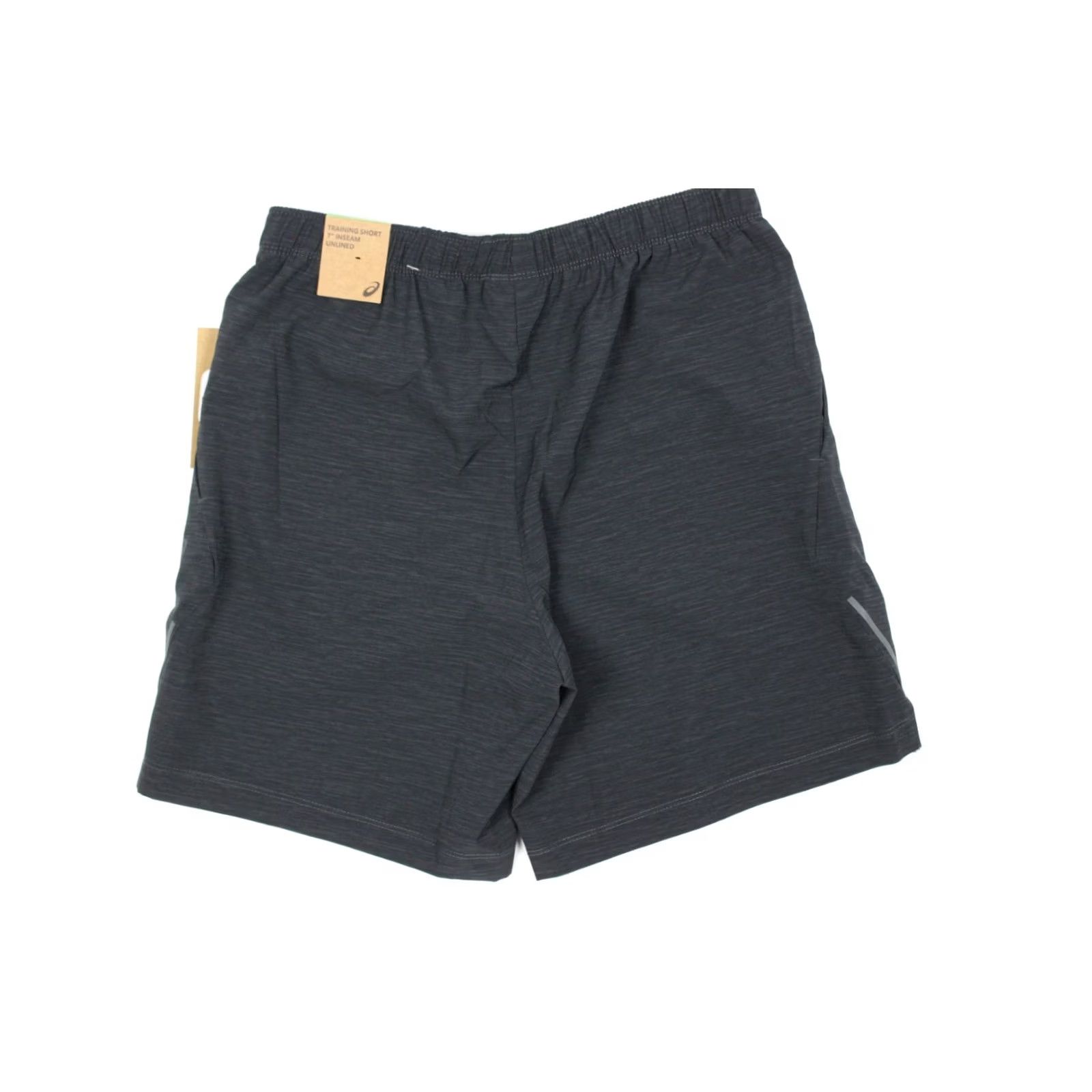 Asics ASICS Men's 7" Woven Angled Shorts Training Gym S Charcoal Unlined Size US 29 - 2 Thumbnail