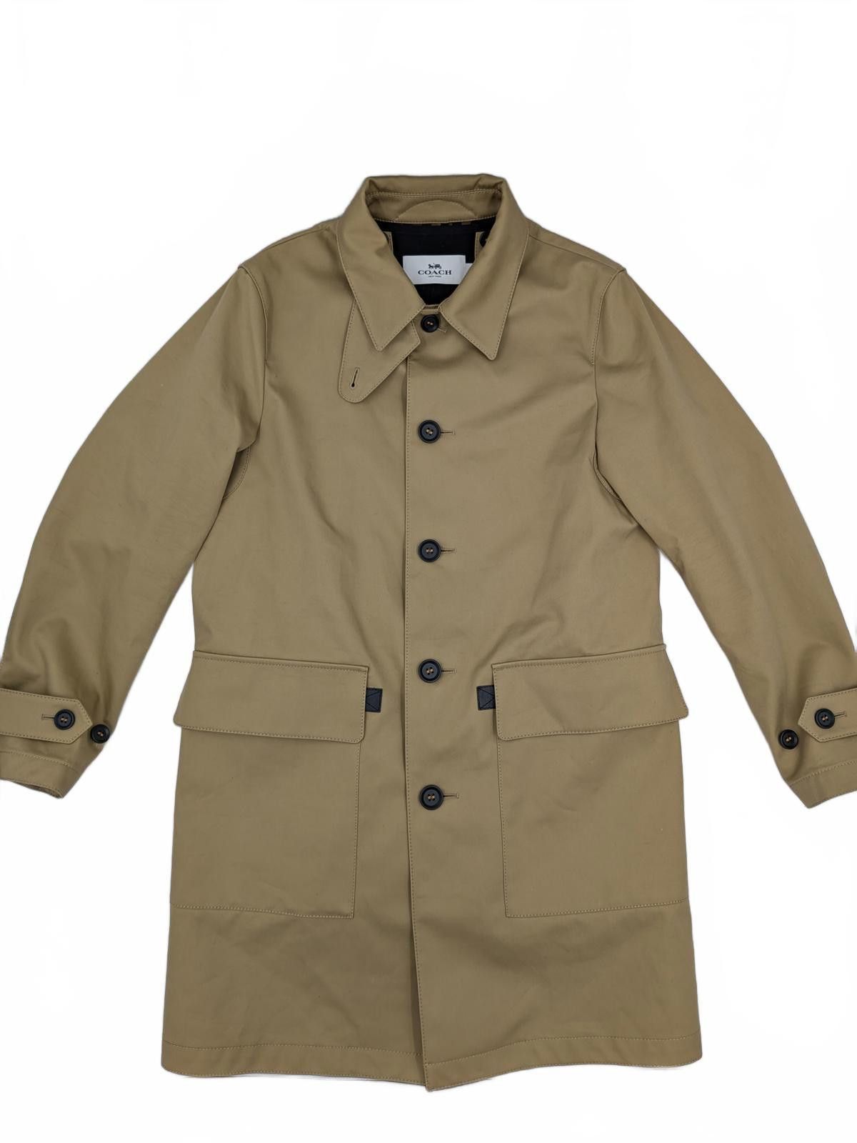 Coach Womens Tan Walking Car Coat XS Khaki Fly Designer NWOT