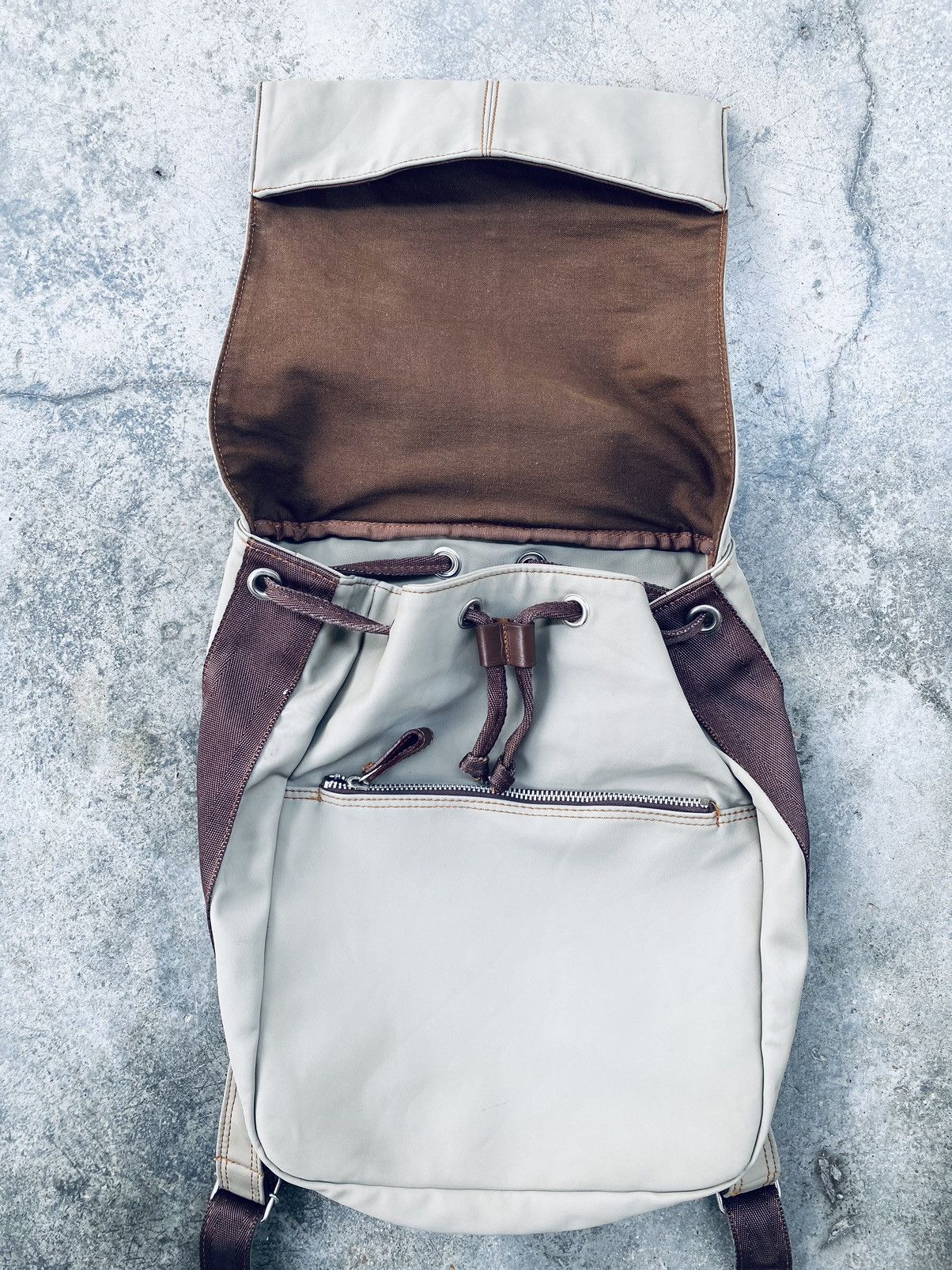 Yohji Yamamoto Vintage Yohji Yamamoto Y’saccs Backpack Size ONE SIZE - 3 Thumbnail