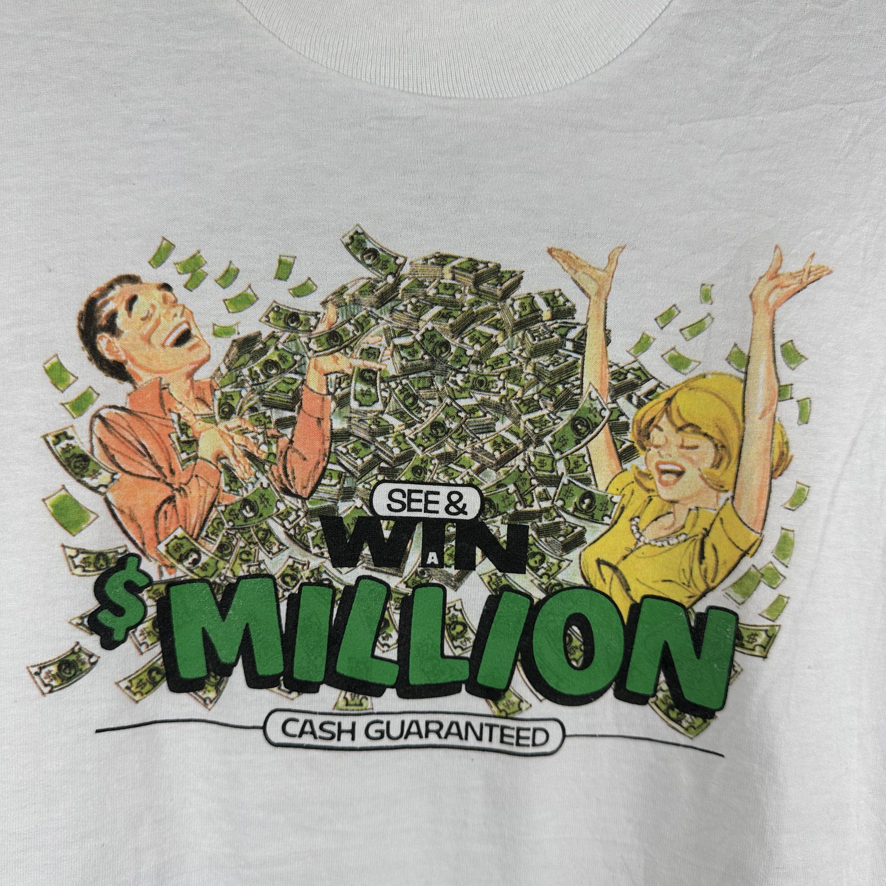 Vintage Vintage 80s Trump Castle Casino See & Win a Million T-Shirt Size US M / EU 48-50 / 2 - 2 Thumbnail
