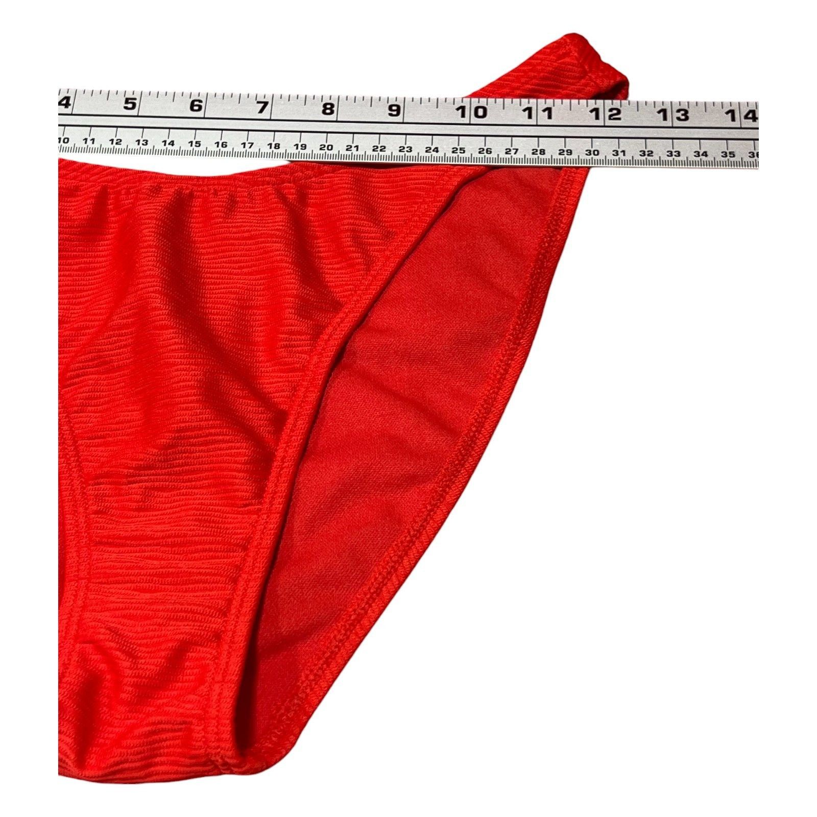 Other Wild fable - Women's Textured High Leg Cheeky Bikini Bottom Size ONE SIZE - 5 Thumbnail