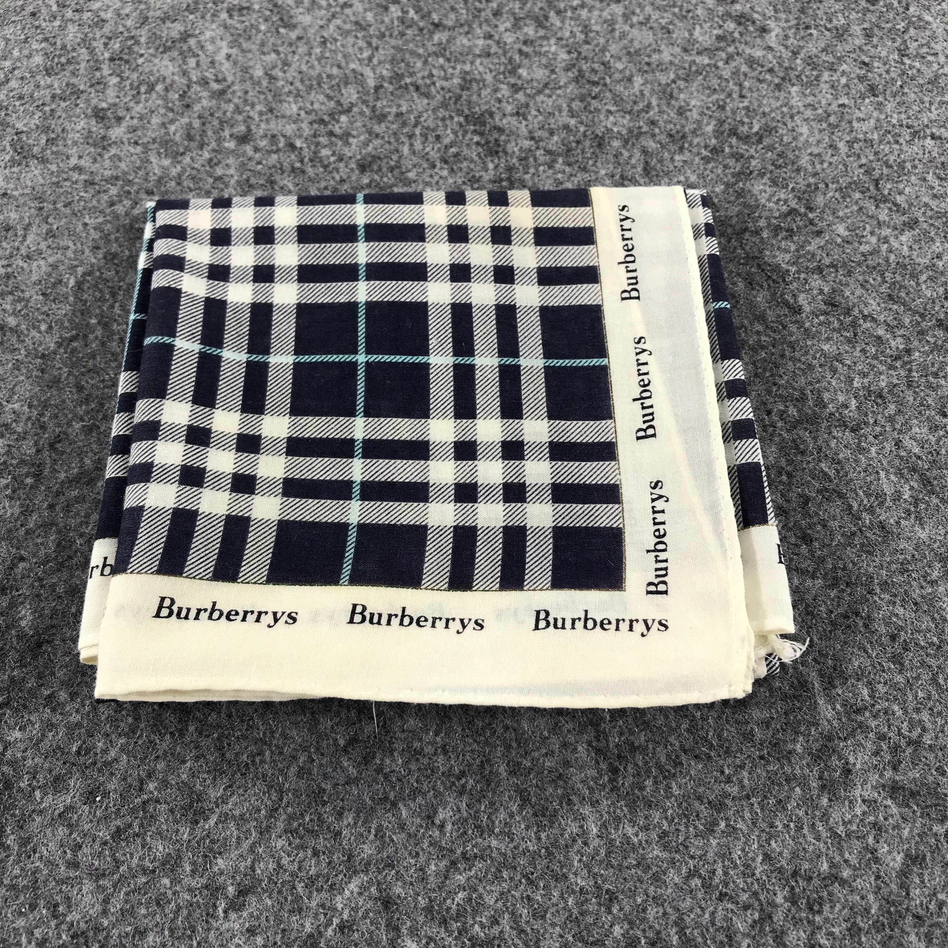 Burberry Burberrys Handkerchief Neckerchief Bandana H266 Size ONE SIZE - 8 Thumbnail