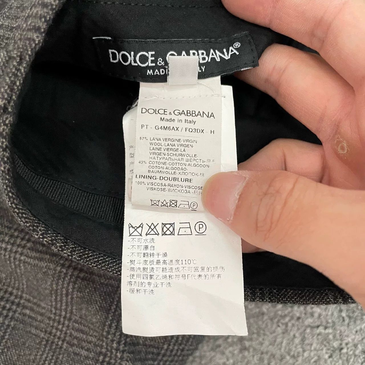 Dolce & Gabbana Dolce & Gabbana Plaid Trousers Size US 28 / EU 44 - 4 Thumbnail