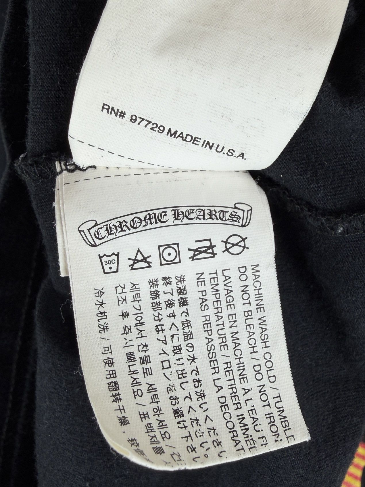 Chrome Hearts Chrome Hearts Vine Hairy Dagger Scroll Logo Pocket Tshirt Size US S / EU 44-46 / 1 - 9 Thumbnail