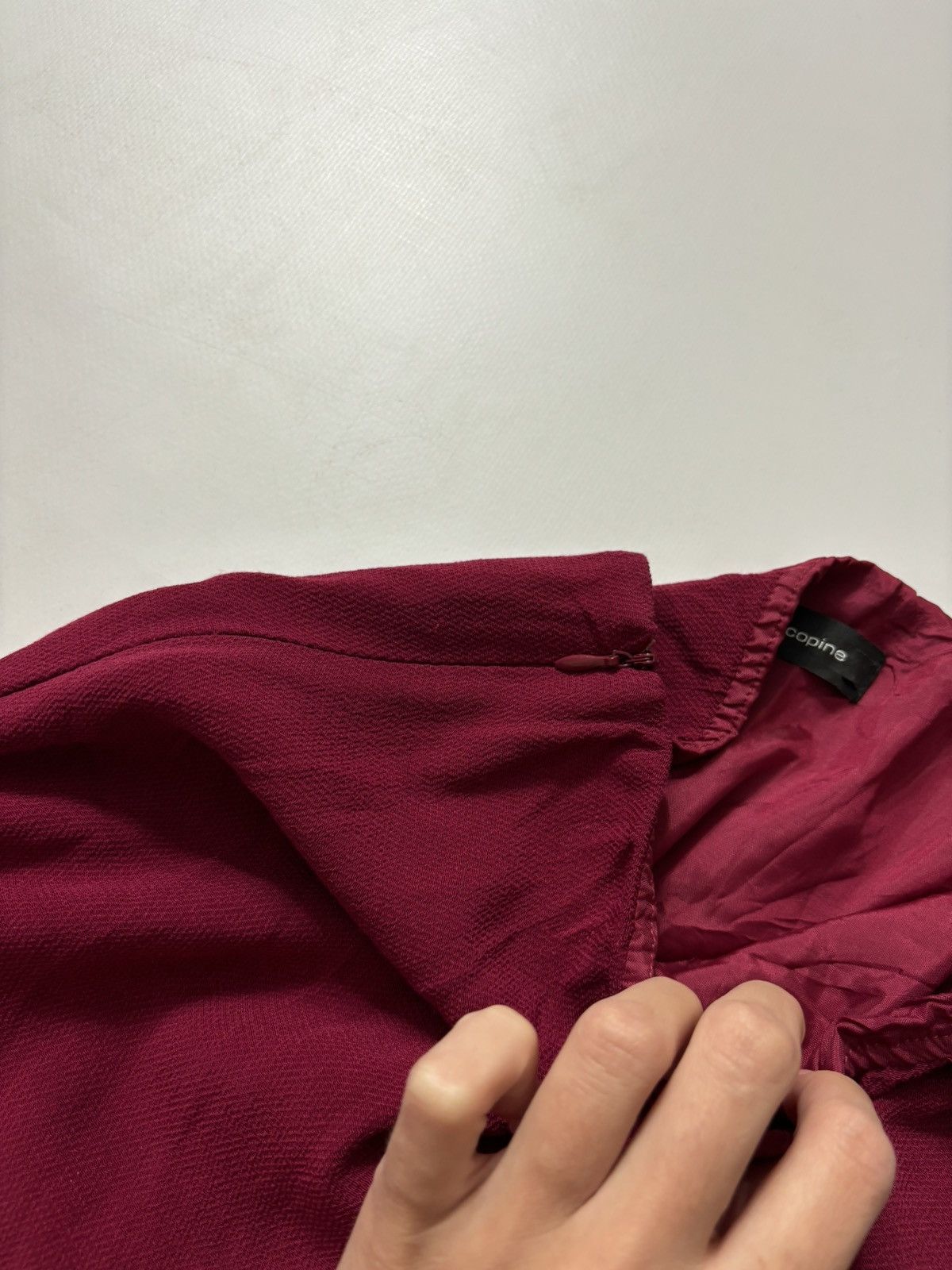 Cop Copine × Vintage COP COPINE VISCOSE ASYMMETRIC MIDI SKIRT VINTAGE Size 28" / US 6 / IT 42 - 6 Thumbnail