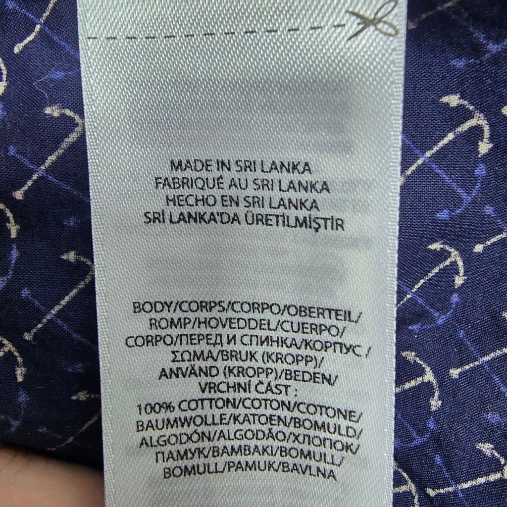 Ralph Lauren Men's Ralph Lauren Blue Anchor Print Button Down Shirt XL Size US XL / EU 56 / 4 - 8 Thumbnail