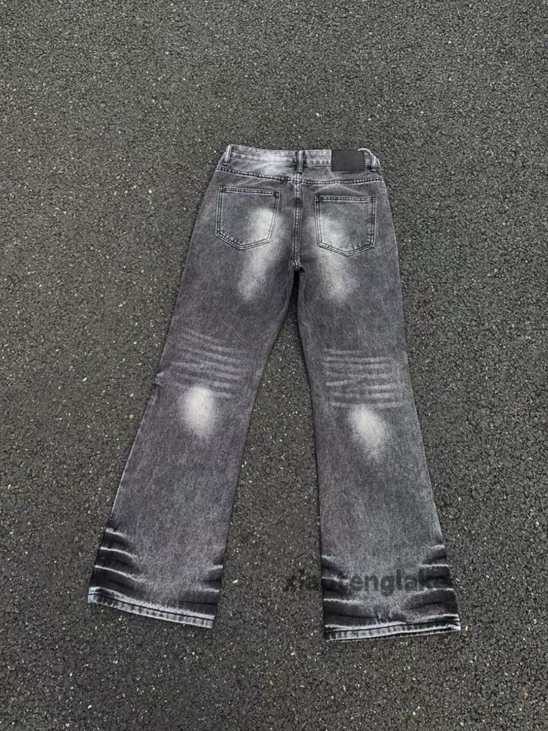 Jean Washed faded cleanfit yuppie y2k punk hiphop jeans Size US 32 / EU 48 - 3 Thumbnail